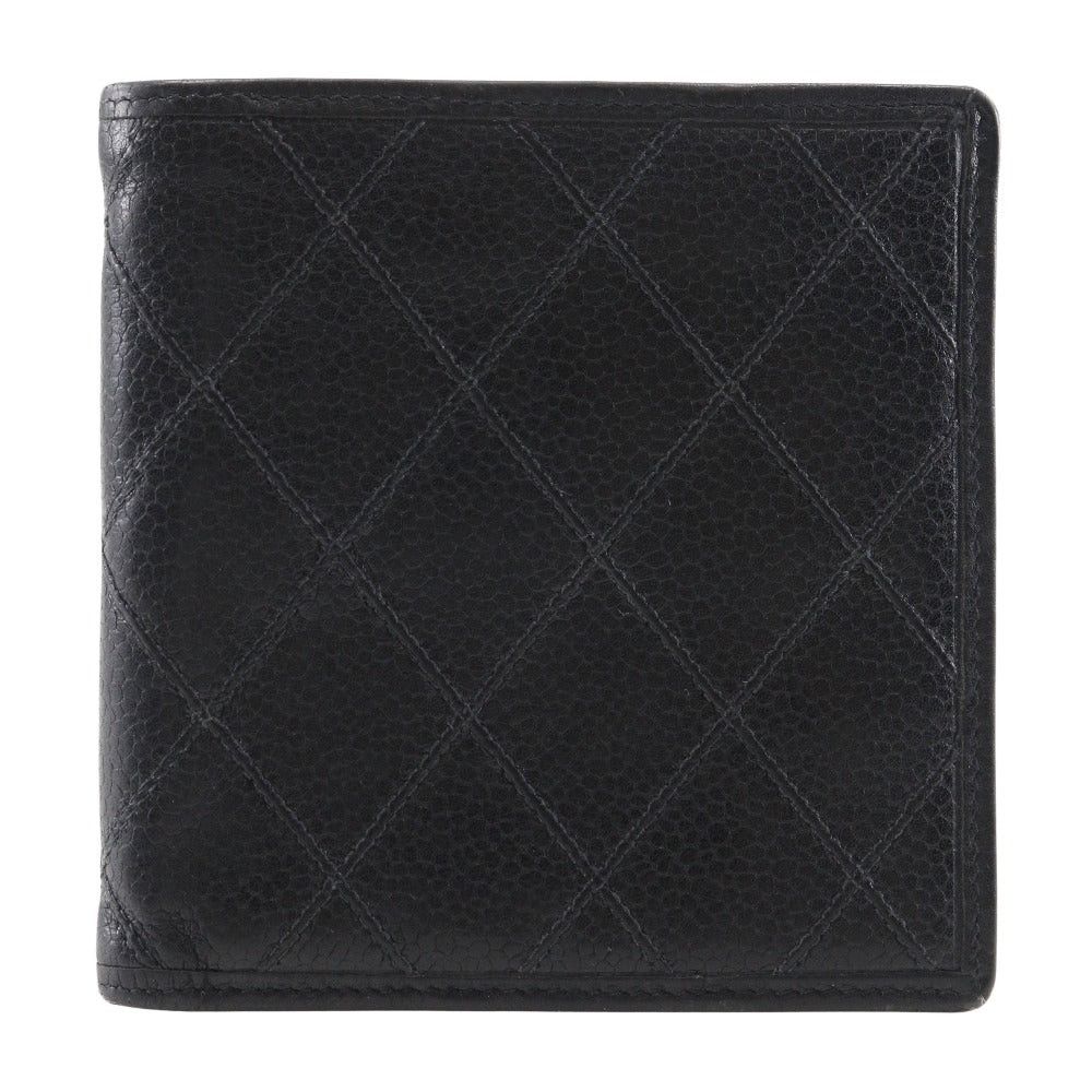 Chanel - Black Leather Wallet (Pre-Owned) Size ONE SIZE - 1 Thumbnail