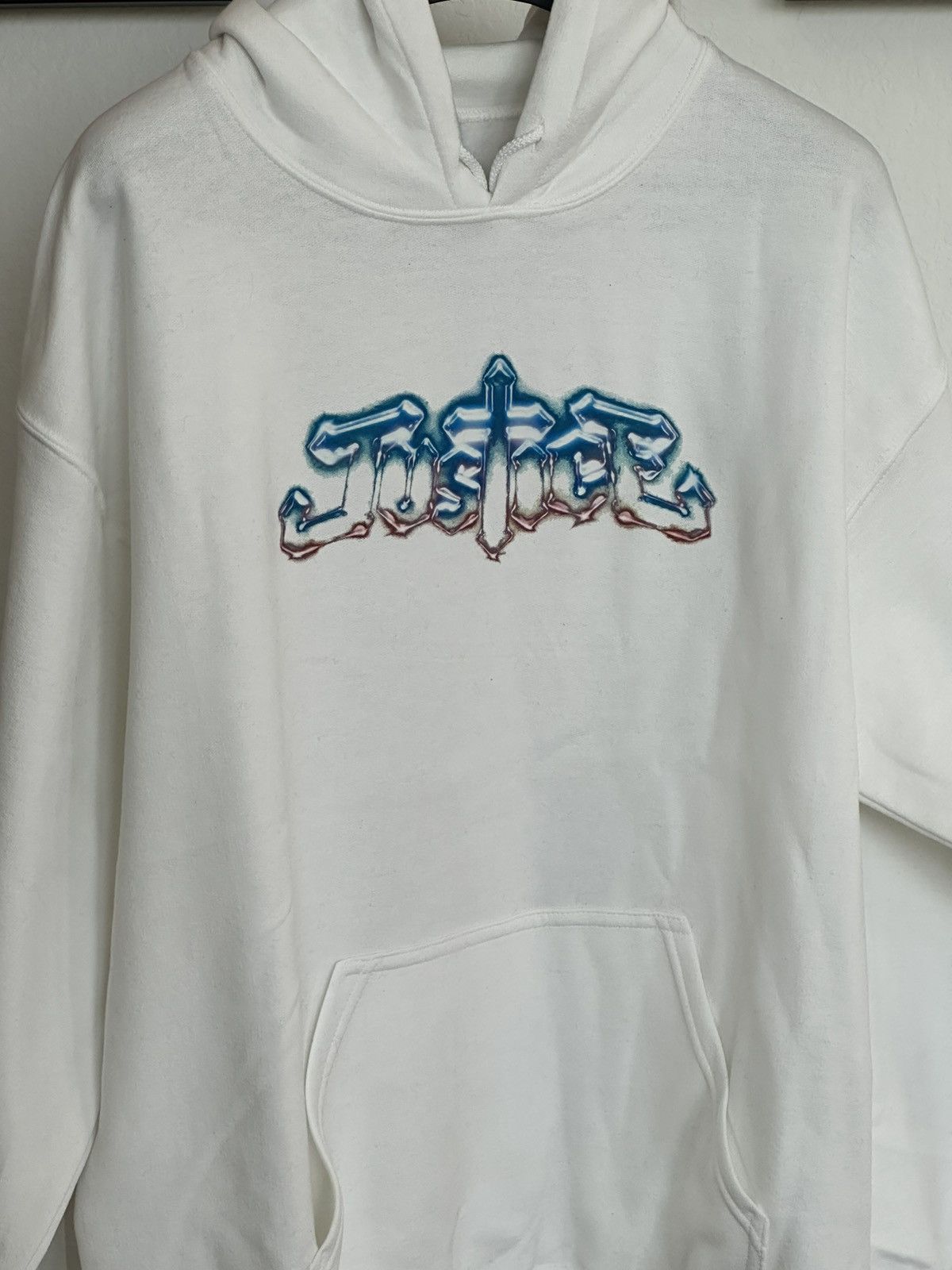 Japanese Brand Justice Hyperdrama Hoodie - White Size US L / EU 52-54 / 3 - 7 Thumbnail