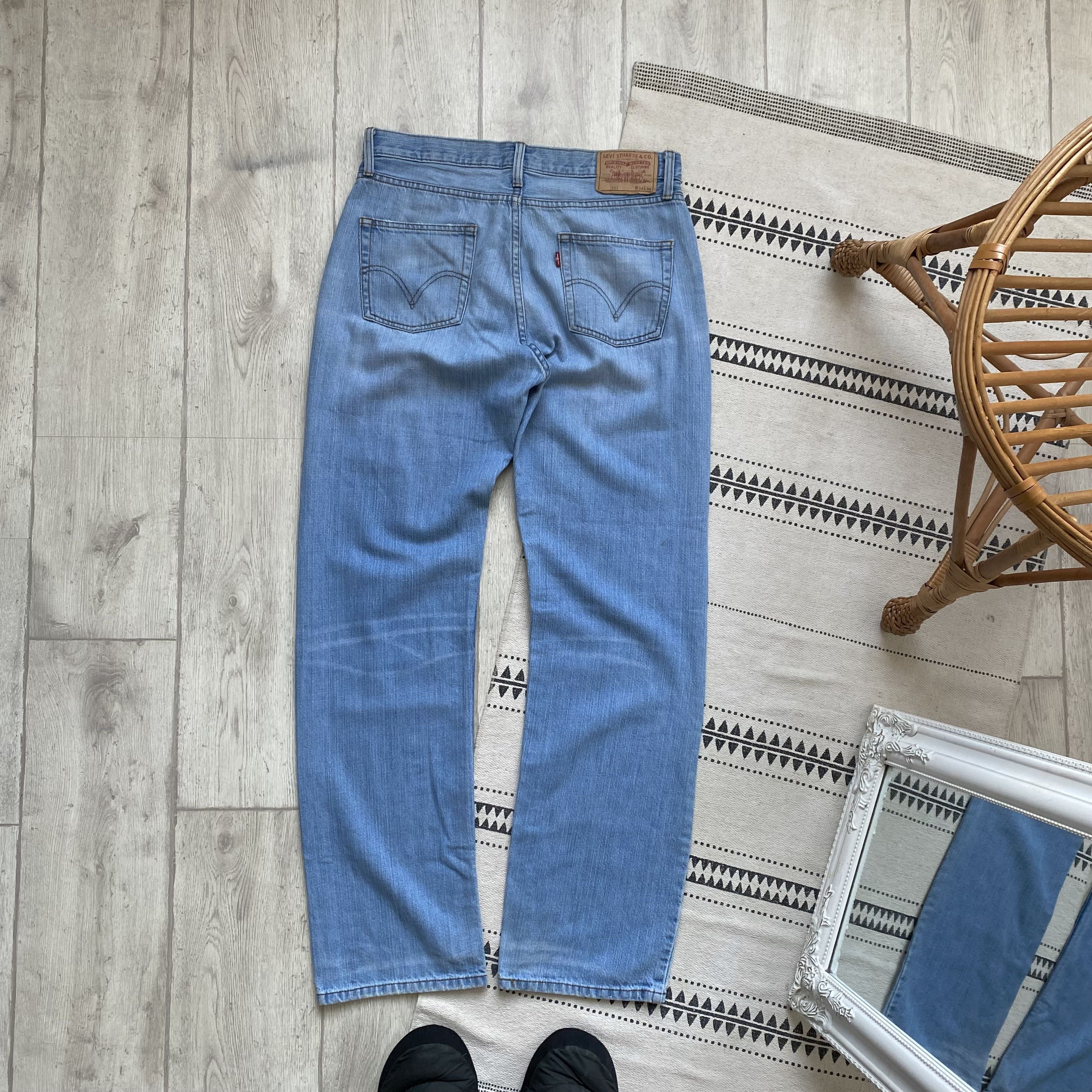 Levi's Vintage 90s Levi's 751 Washed Blue Denim Jeans 32x34 Y2K Usa Size US 32 / EU 48 - 1 Thumbnail