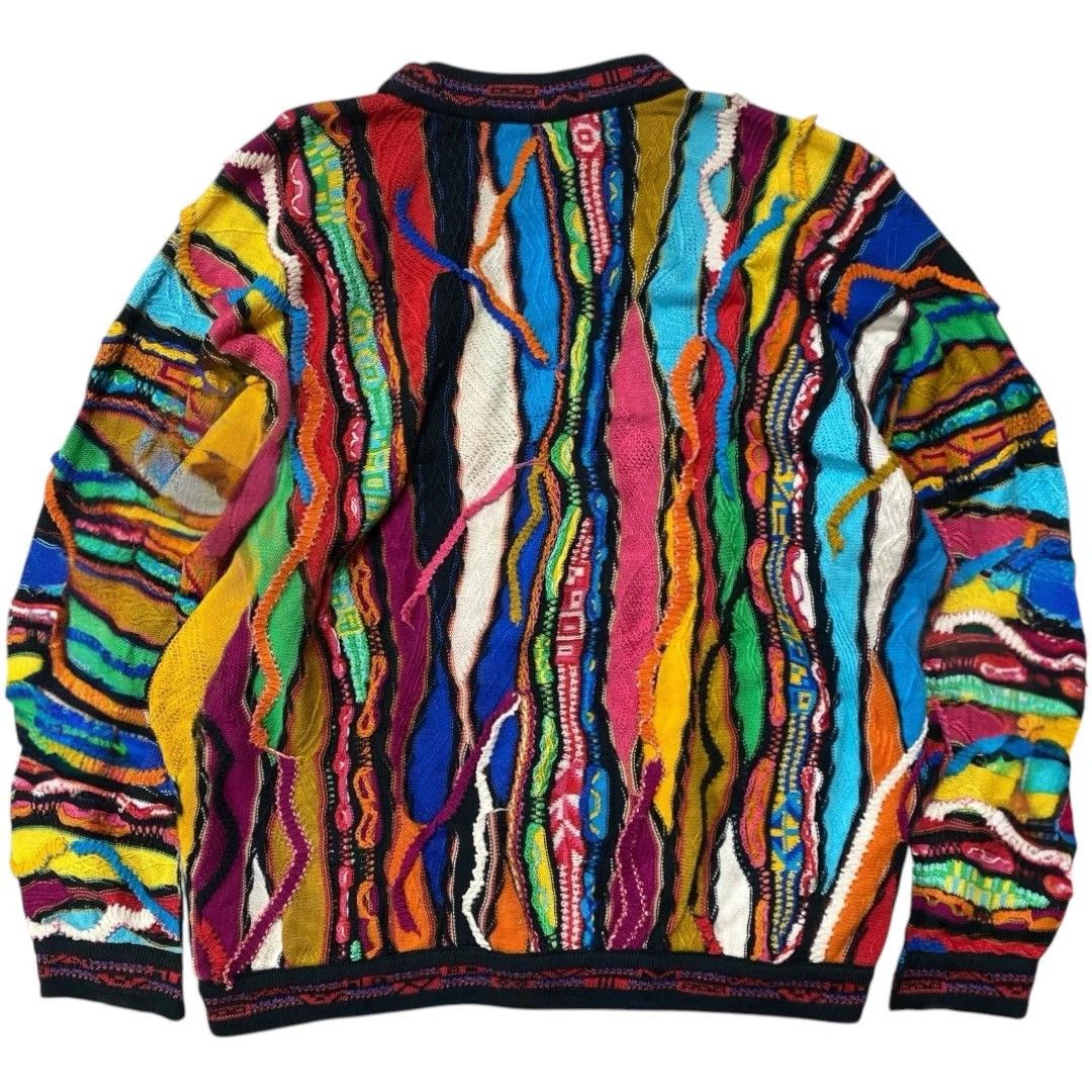 Coogi × Vintage Vintage 90s Coogi 3D Knitwear Sweater(Half sleeves) Size US M / EU 48-50 / 2 - 4 Thumbnail