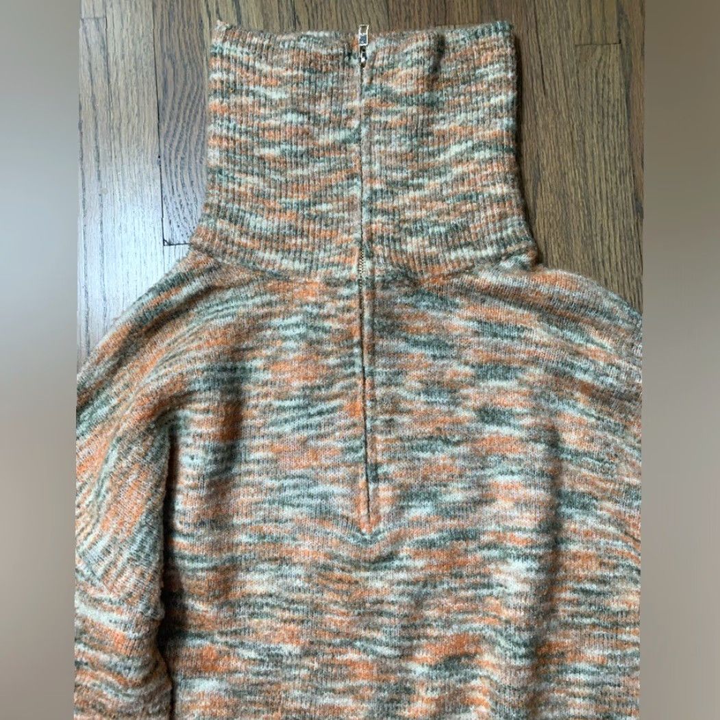 Vintage Line & Dot NWT Ines Half Zip Sweater L Pink Brown Woman Pullover Regular Size Large Size L / US 10 / IT 46 - 4 Thumbnail
