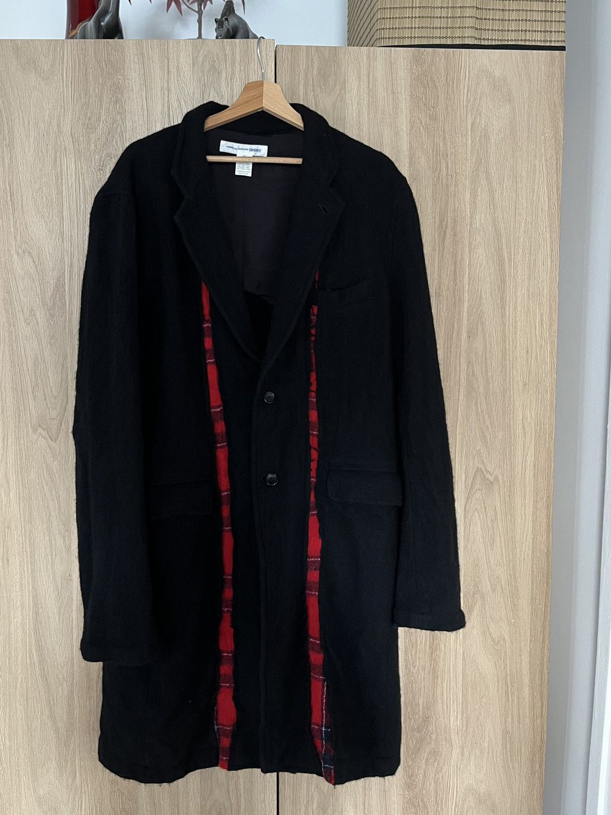 Comme des Garcons Comme Des Garçons Wool Coat w/ Tartan Size US XL / EU 56 / 4 - 1 Thumbnail