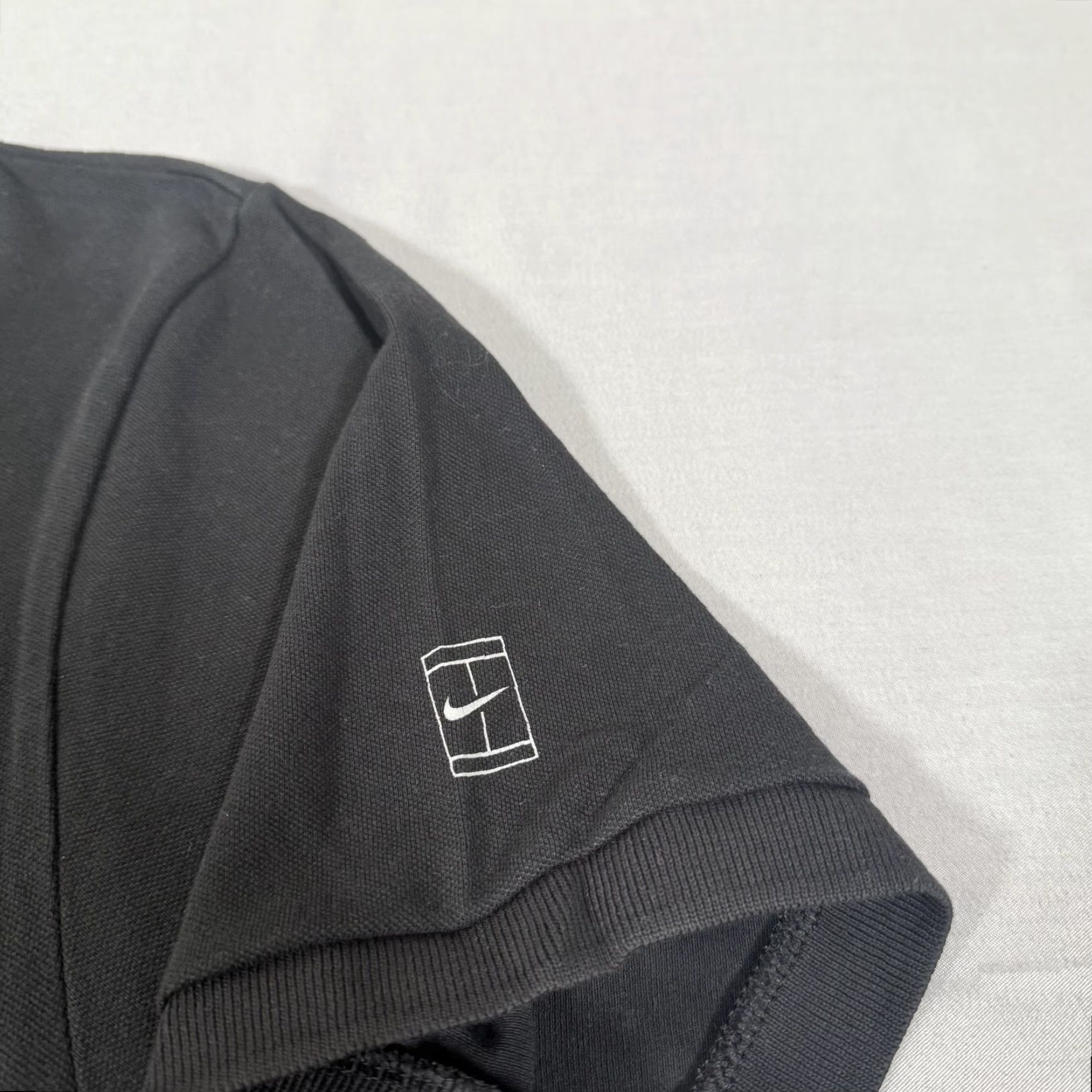 Nike Nike Shirt Mens XL Black Court Tennis Polo Performance Stretch Cotton Basic Gym Size US XL / EU 56 / 4 - 3 Thumbnail