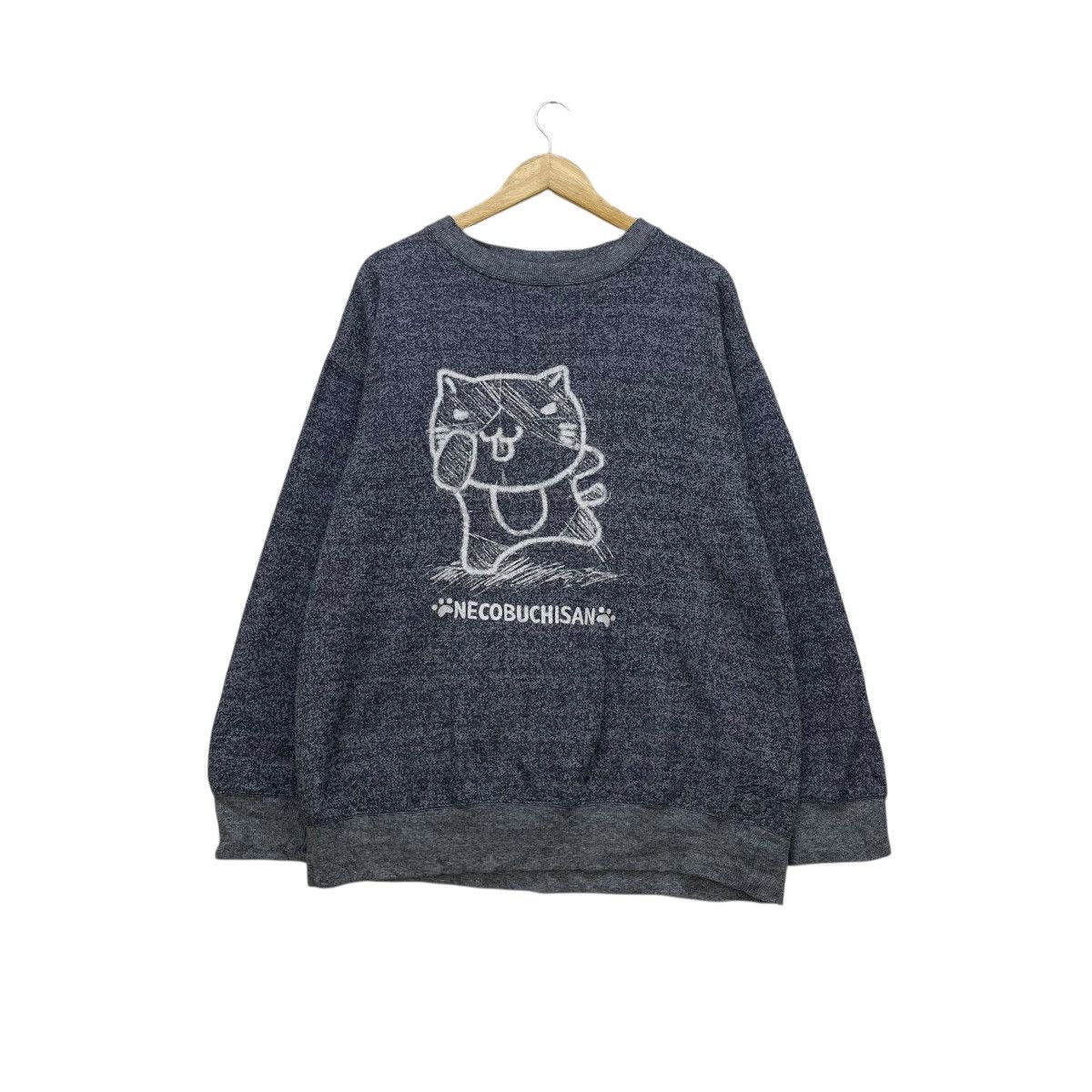 Anime 💥Vintage Necobuchisan Sweatshirt Size US M / EU 48-50 / 2 - 1 Thumbnail