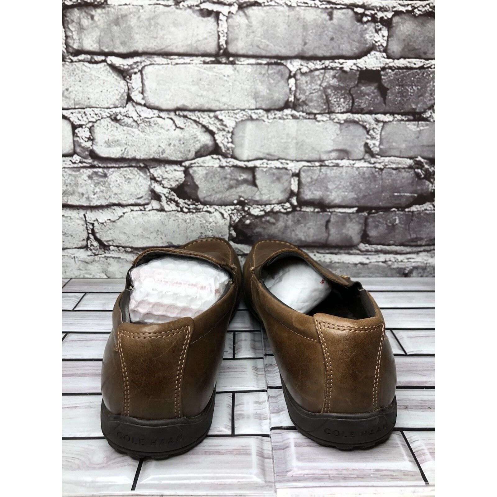 Cole Haan Cole Haan Brown Leather Slip On Casual Loafers Driving Shoes Size US 9 / EU 42 - 3 Thumbnail