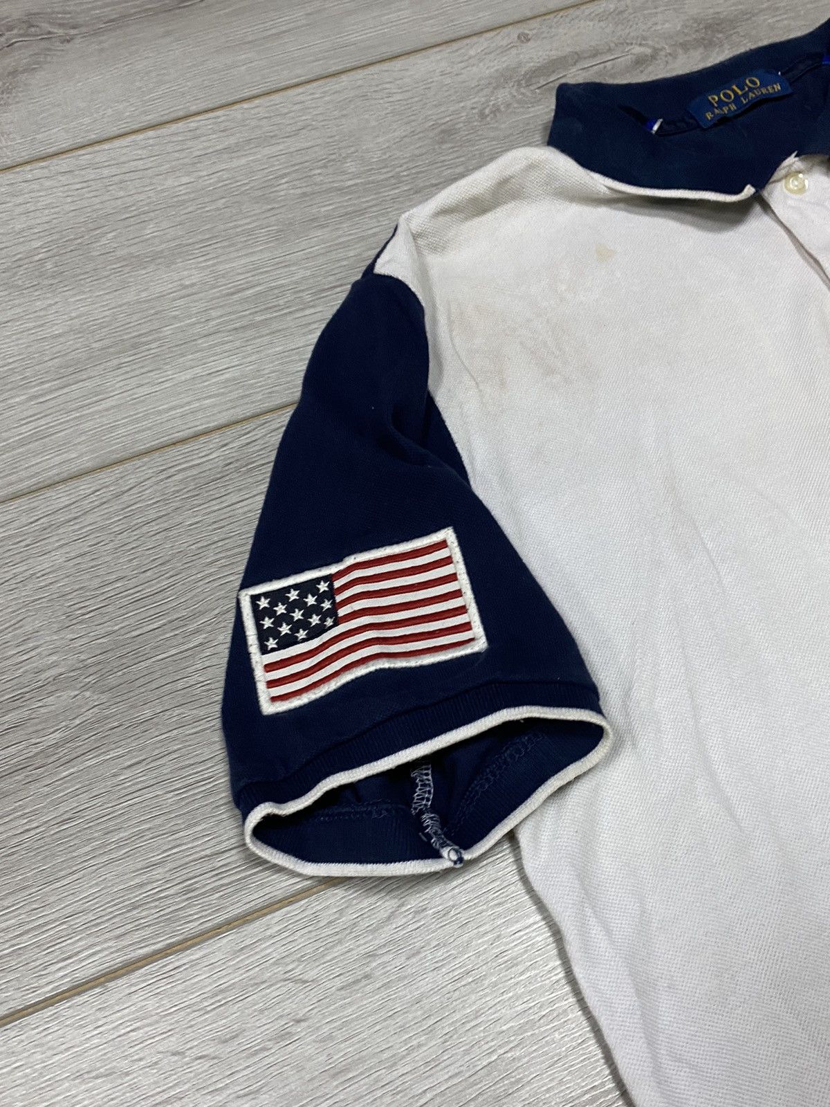 Polo Ralph Lauren Polo Ralph Lauren 🇺🇸 vintage USA flag 3 polo shirt Size US M / EU 48-50 / 2 - 4 Thumbnail