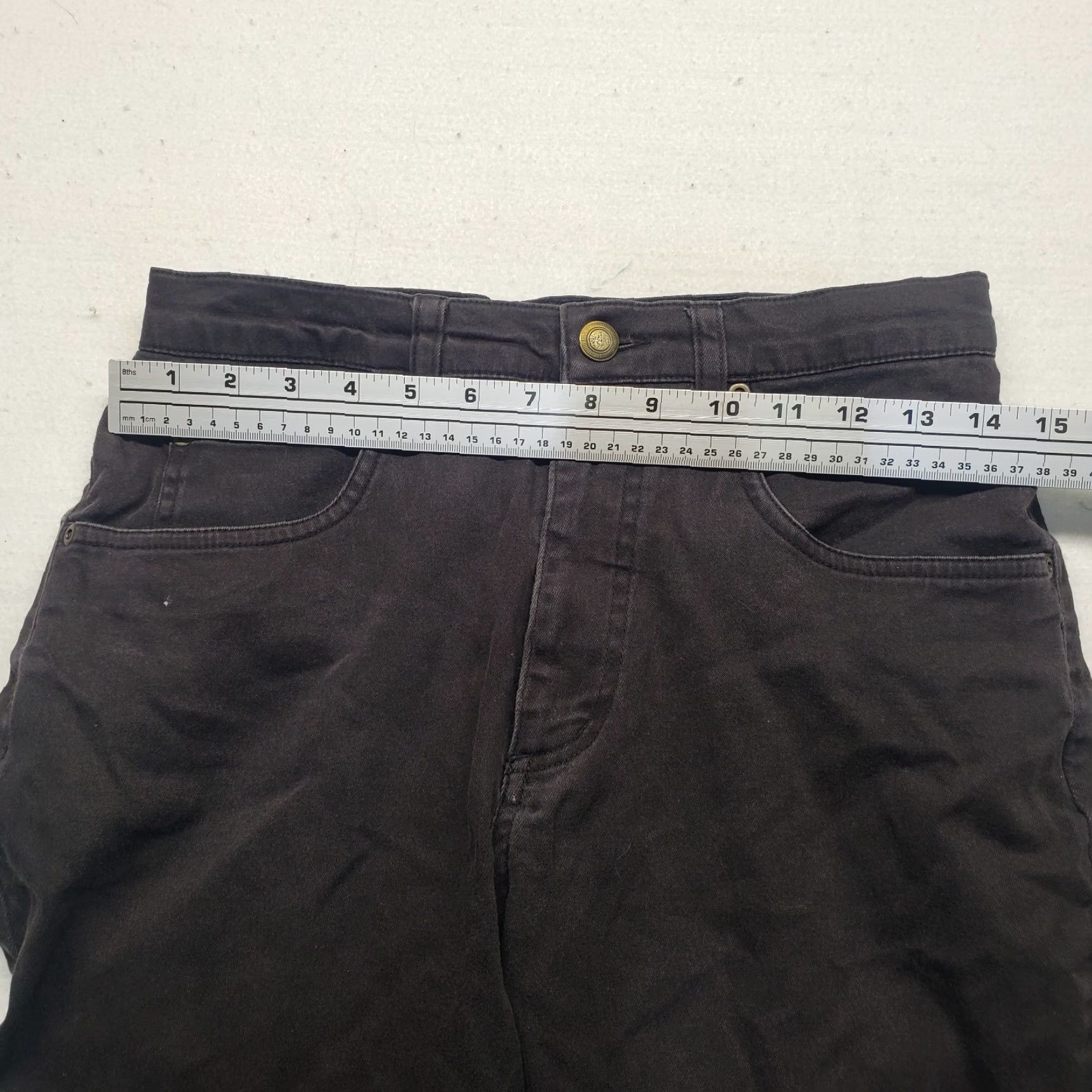 Vintage FDJ French Dressing Jeans Skinny Slim Jegging Black Stretch Women's Size 6 Size 28" / US 6 / IT 42 - 4 Thumbnail