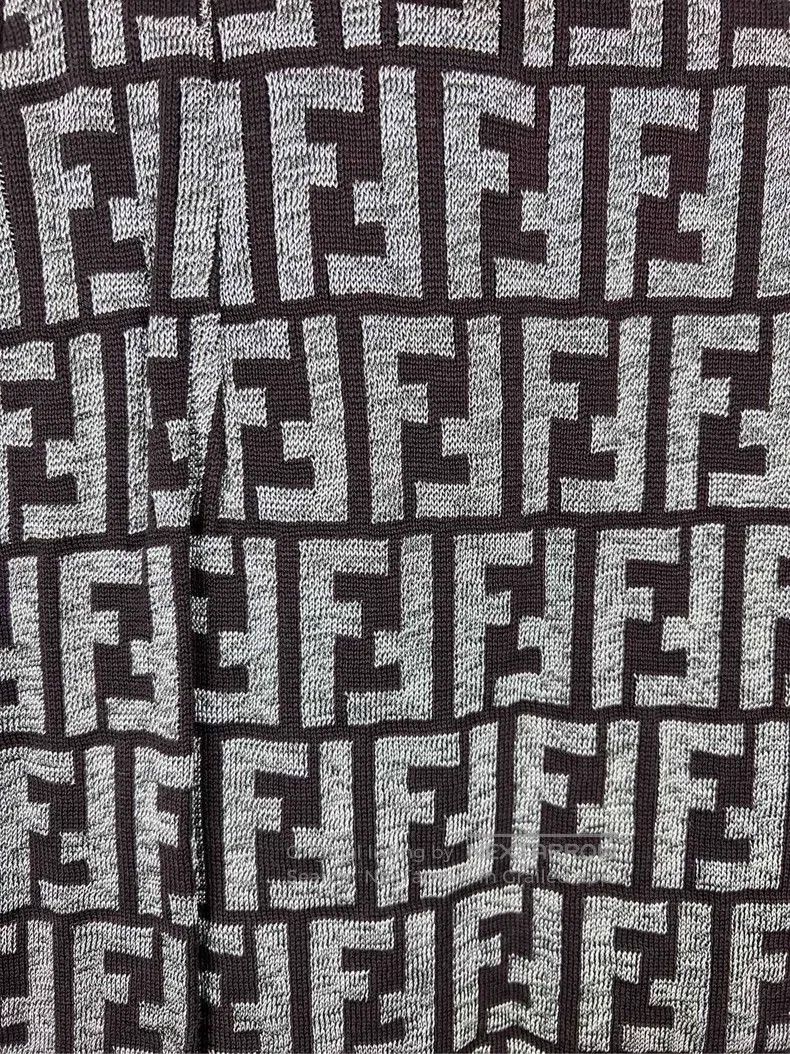 Fendi Fendi size F Black and gray full print logo half body penci Size 27" / US 4 / IT 40 - 4 Thumbnail