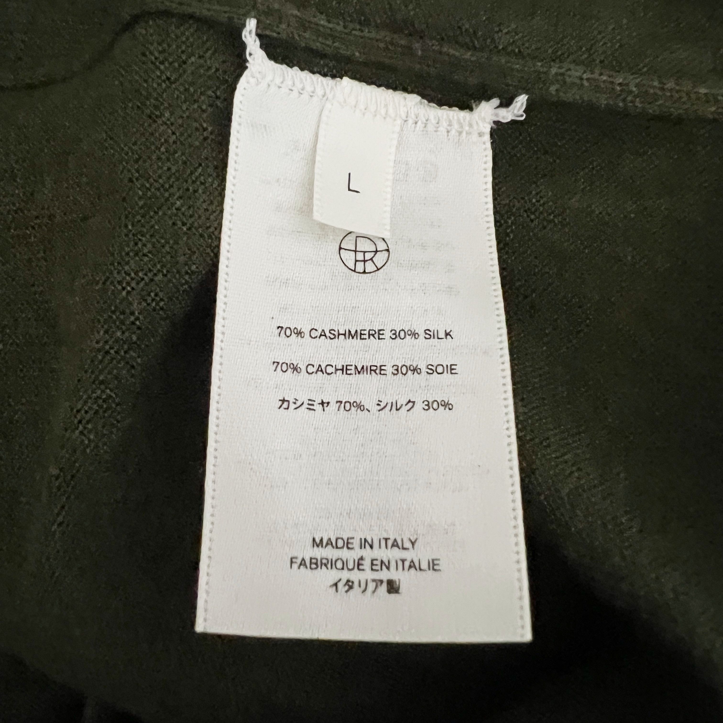 The Row The Row Silk Cashmere Ultra Soft Stretch Knit Size L / US 10 / IT 46 - 3 Thumbnail