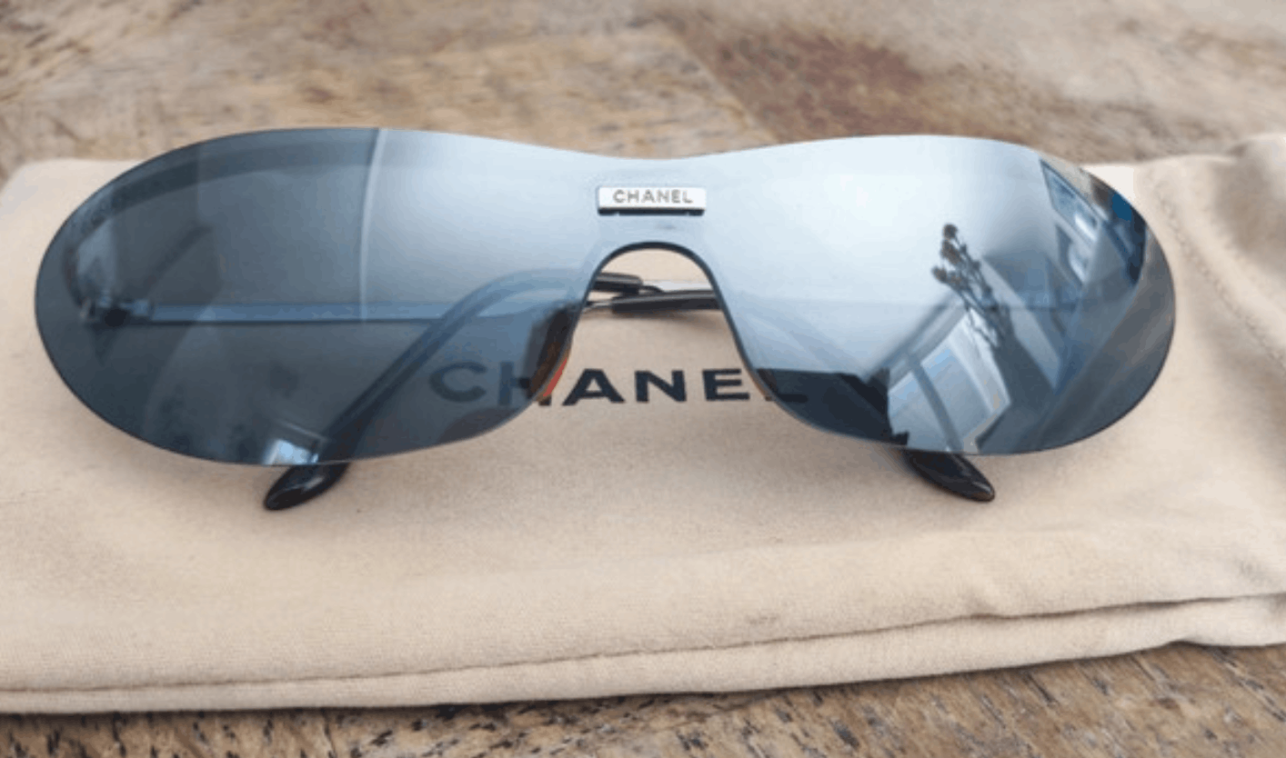 Chanel Chanel Sunglasses 4042 Rhinestone Logo Rimless 4017 Vintage Size ONE SIZE - 1 Thumbnail