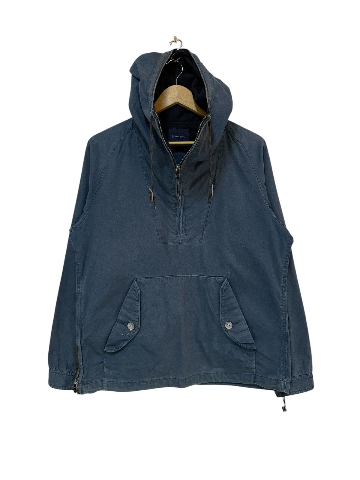 Japanese Brand garageblue jacket hoodie Size US L / EU 52-54 / 3 - 1 Thumbnail
