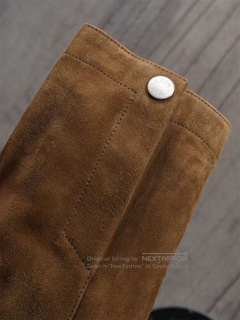 Hermes Hermes Autumn and Winter Caramel Color Baseball Leather Ja Size US M / EU 48-50 / 2 - 8 Thumbnail