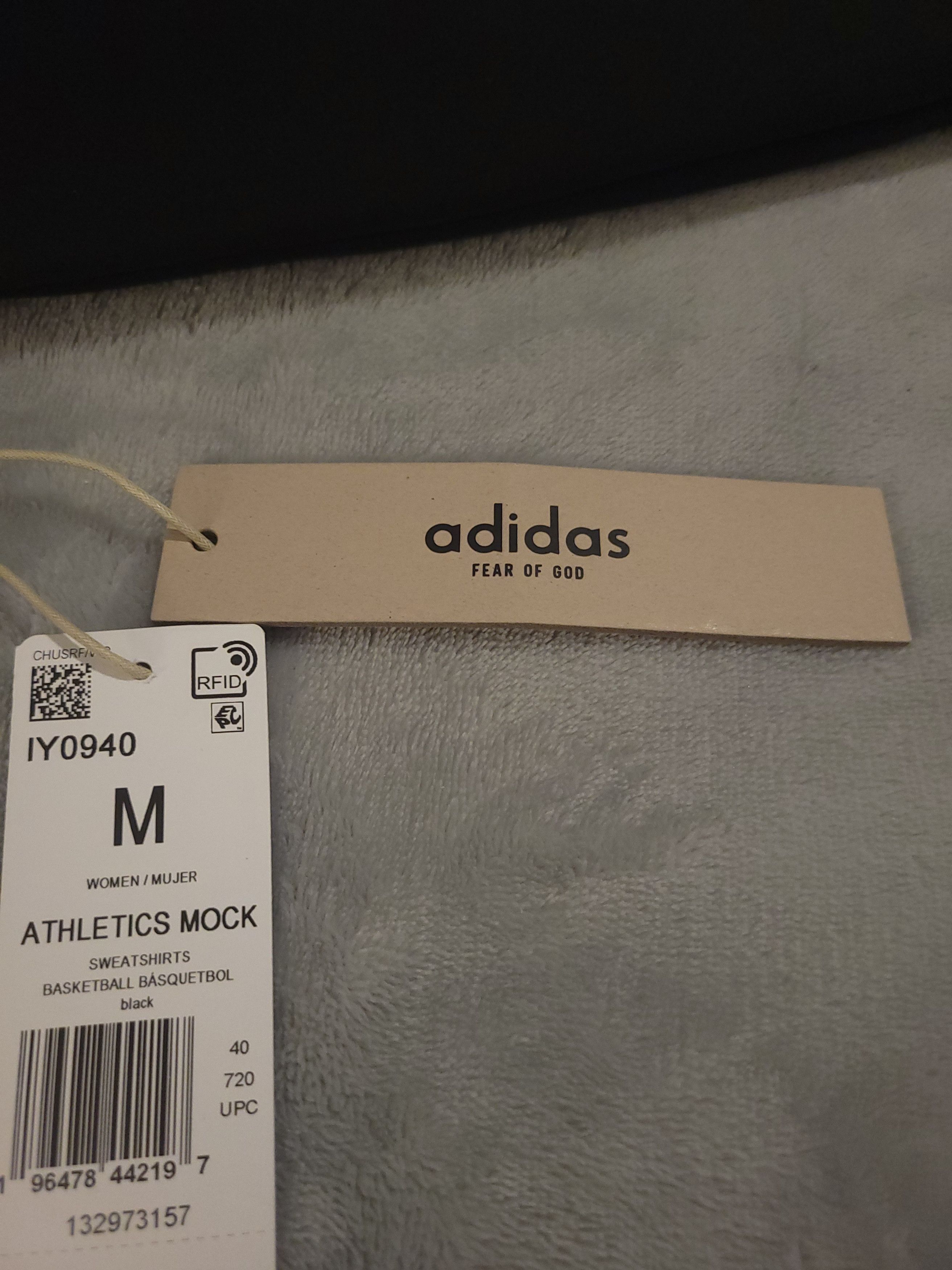 Fear of God FOG Athletics x Adidas Mock Sweatshirt- Women's Sz Med -BNWT Size M / US 6-8 / IT 42-44 - 12 Thumbnail