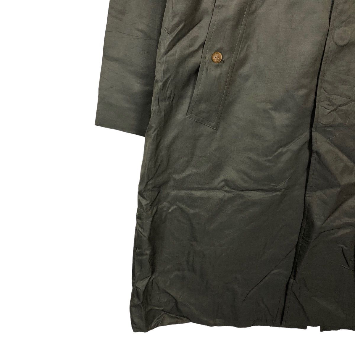 Burberry 🔥VINTAGE BURBERRYS TRENCH LONG COAT NOVA CHECK LINING Size US M / EU 48-50 / 2 - 4 Thumbnail