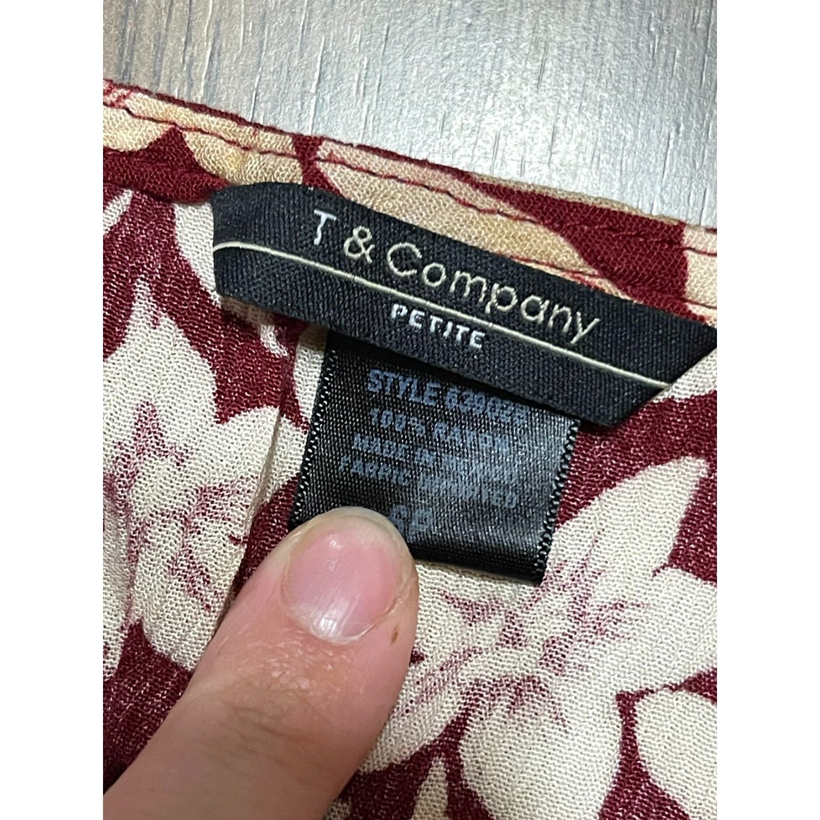 Port & Company T & Company Dress, Women's Size Small, Maxi, Floral, Sleeveless, Red White, Round Neck, Casual, Vintage: No, Dress Length: Long Size S / US 4 / IT 40 - 4 Thumbnail