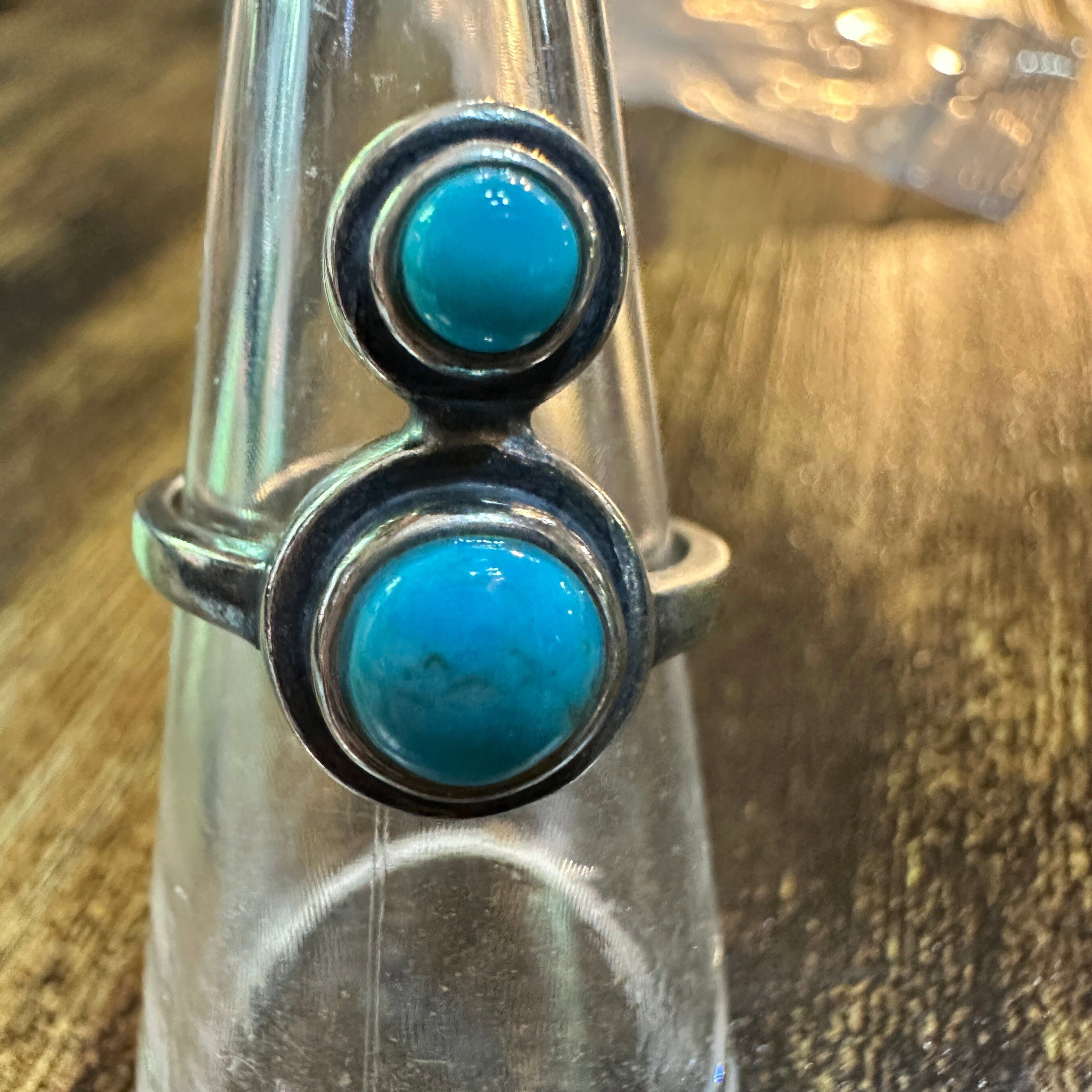 Other Boho Native American Turquoise Serenity Sterling Silver Adju Size ONE SIZE - 2 Thumbnail