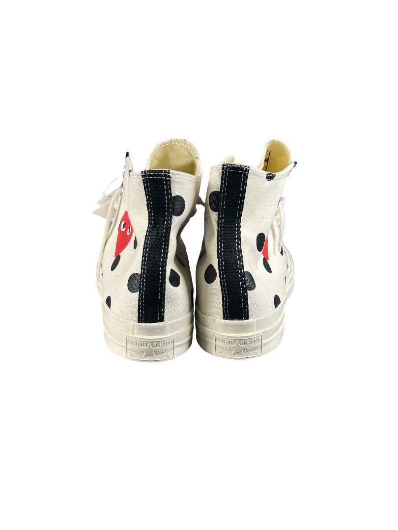 Comme des Garcons PLAY × Converse CDG PLAY x Converse Polka Dot Heart – Size 11 US – Rare BNWT Size US 11 / EU 44 - 8 Thumbnail