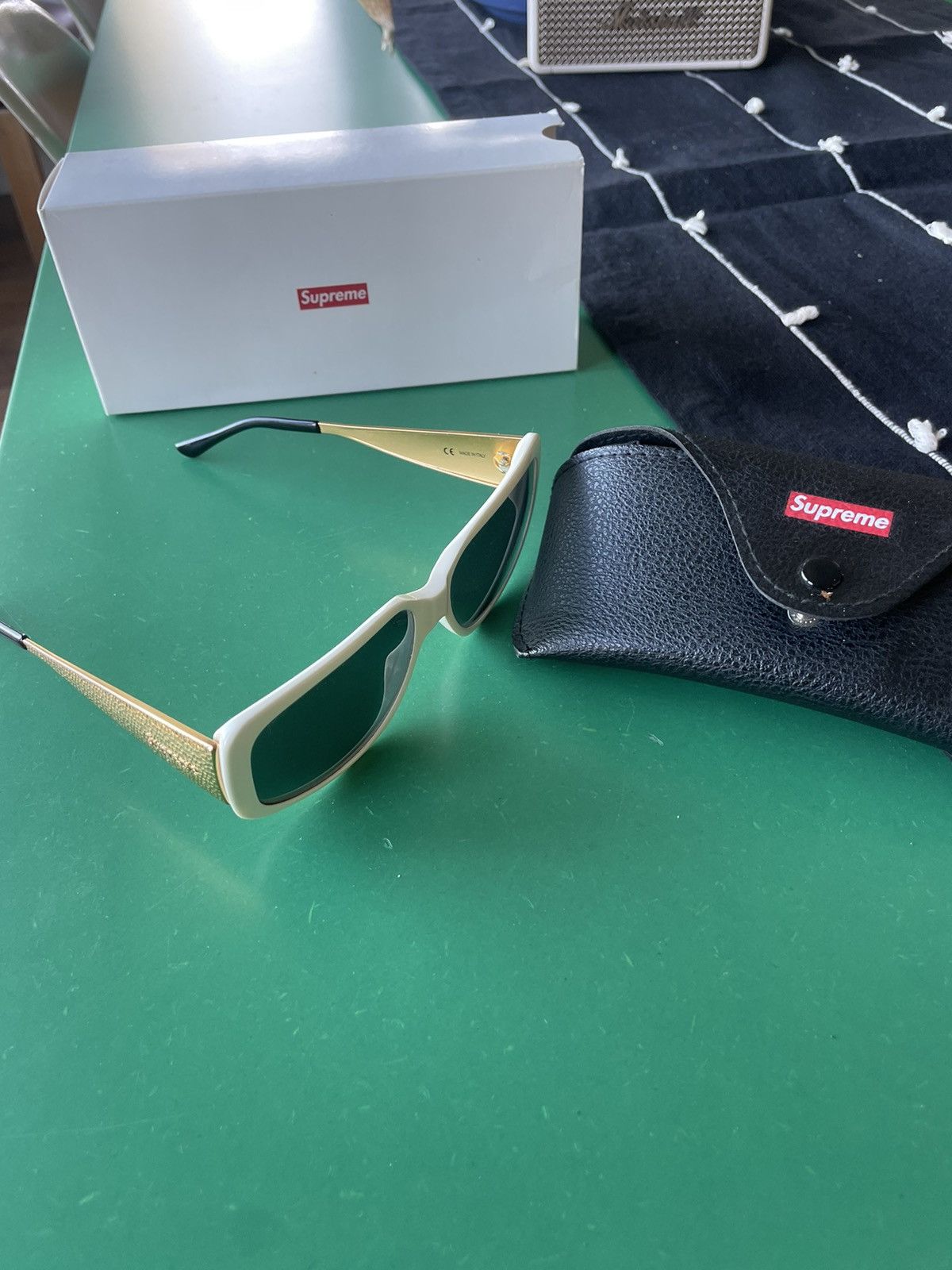 Supreme supreme royce sunglasses gold and white Size ONE SIZE - 5 Thumbnail