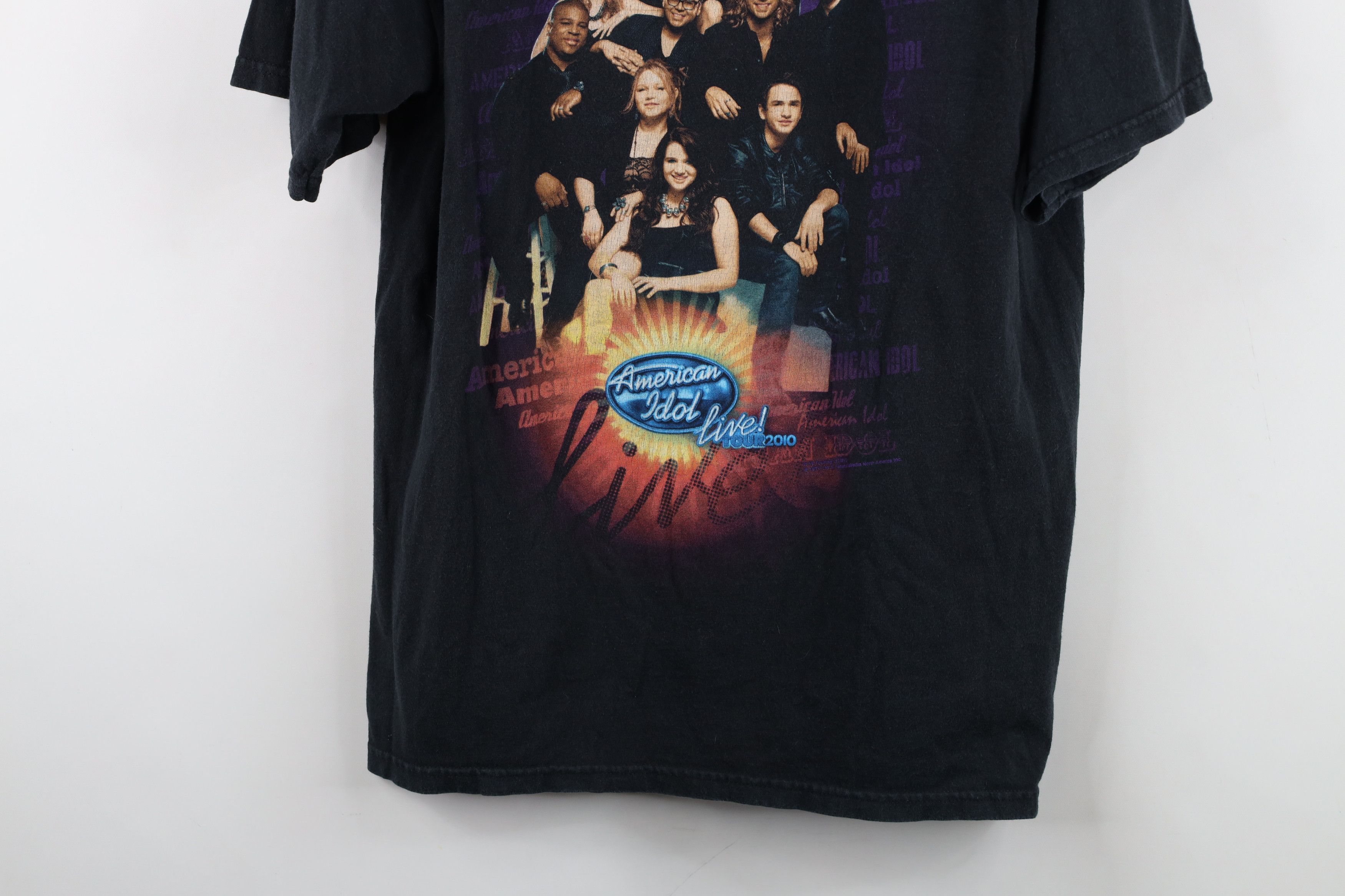 Vintage Vintage Y2K 2010 Idol Live Tour Short Sleeve T-Shirt Size M / US 6-8 / IT 42-44 - 3 Thumbnail