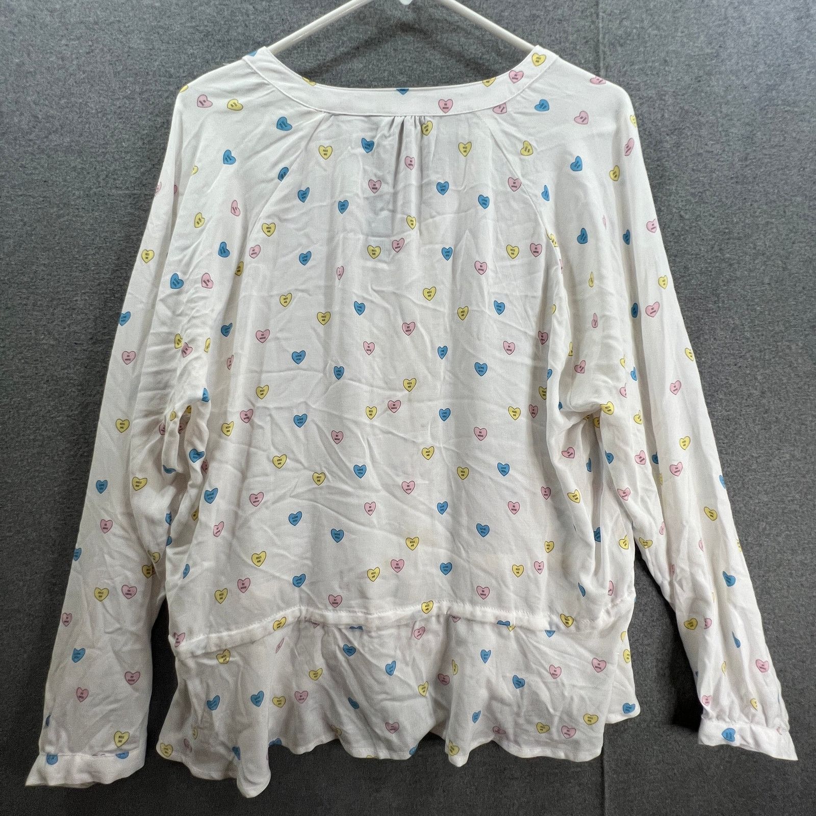 Other Velvet Heart Shirt Women Size L White Size L / US 10 / IT 46 - 2 Thumbnail