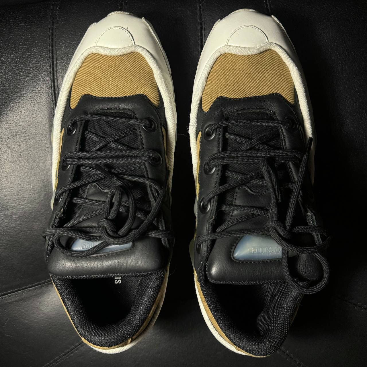 Adidas × Raf Simons 8,5us sneakers Adidas Raf Simons Ozweego Cream White Khaki Size US 8.5 / EU 41-42 - 4 Thumbnail