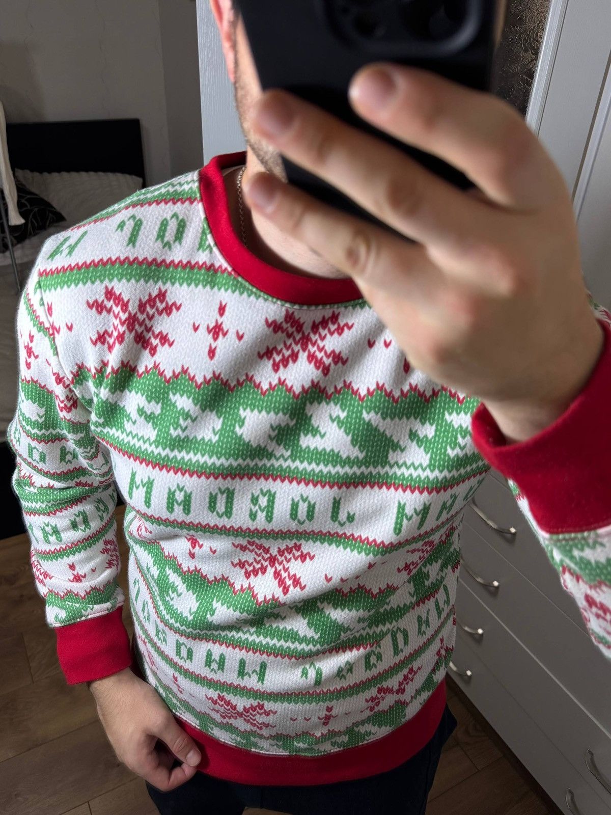 Jordan Brand Men’s Jordan Vintage Sweatshirt y2k Streetwear Christmas Size US S / EU 44-46 / 1 - 3 Thumbnail