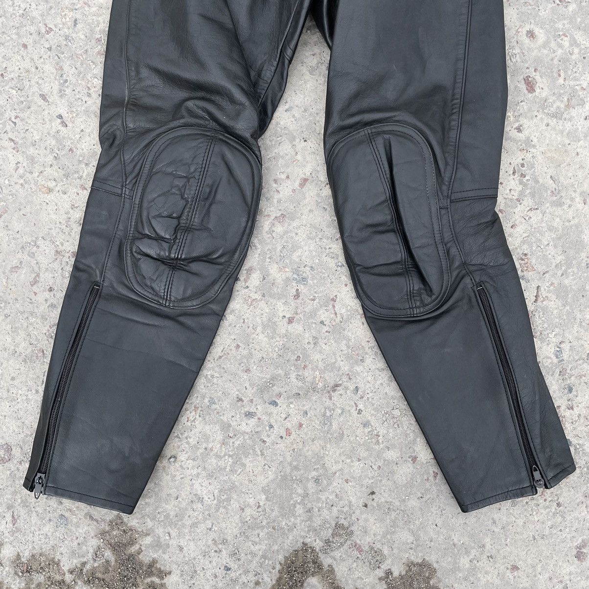Other Vintage Moto Leather Pants 48 Size 90s USA Japanese Style Size US 29 - 3 Thumbnail