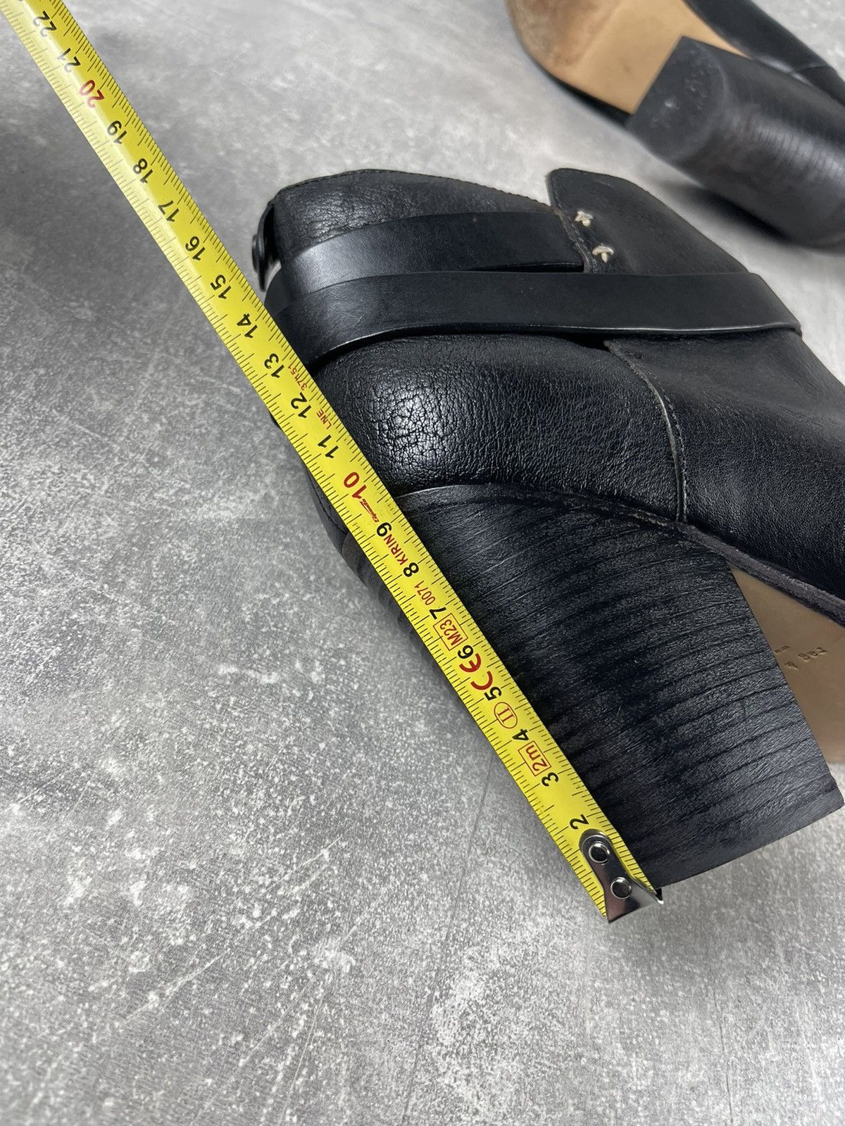 Rag & Bone Rag & Bone Avant Garde Black Leather Strap Ankle Boots Heel Size US 9 / IT 39 - 11 Thumbnail