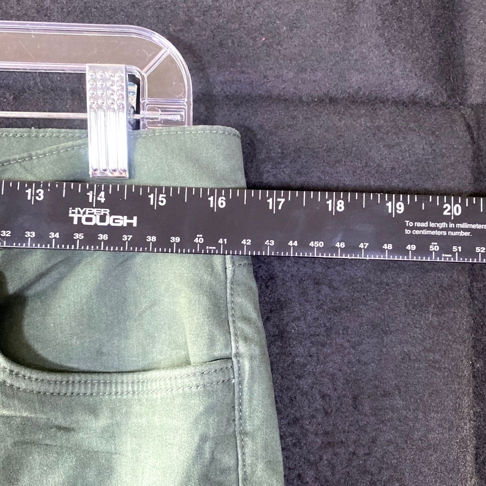 Loft LOFT Womens Jeans Forest Green High Rise Slim Straight Leg Stretch 12 Size 34" / US 12 / IT 48 - 6 Thumbnail