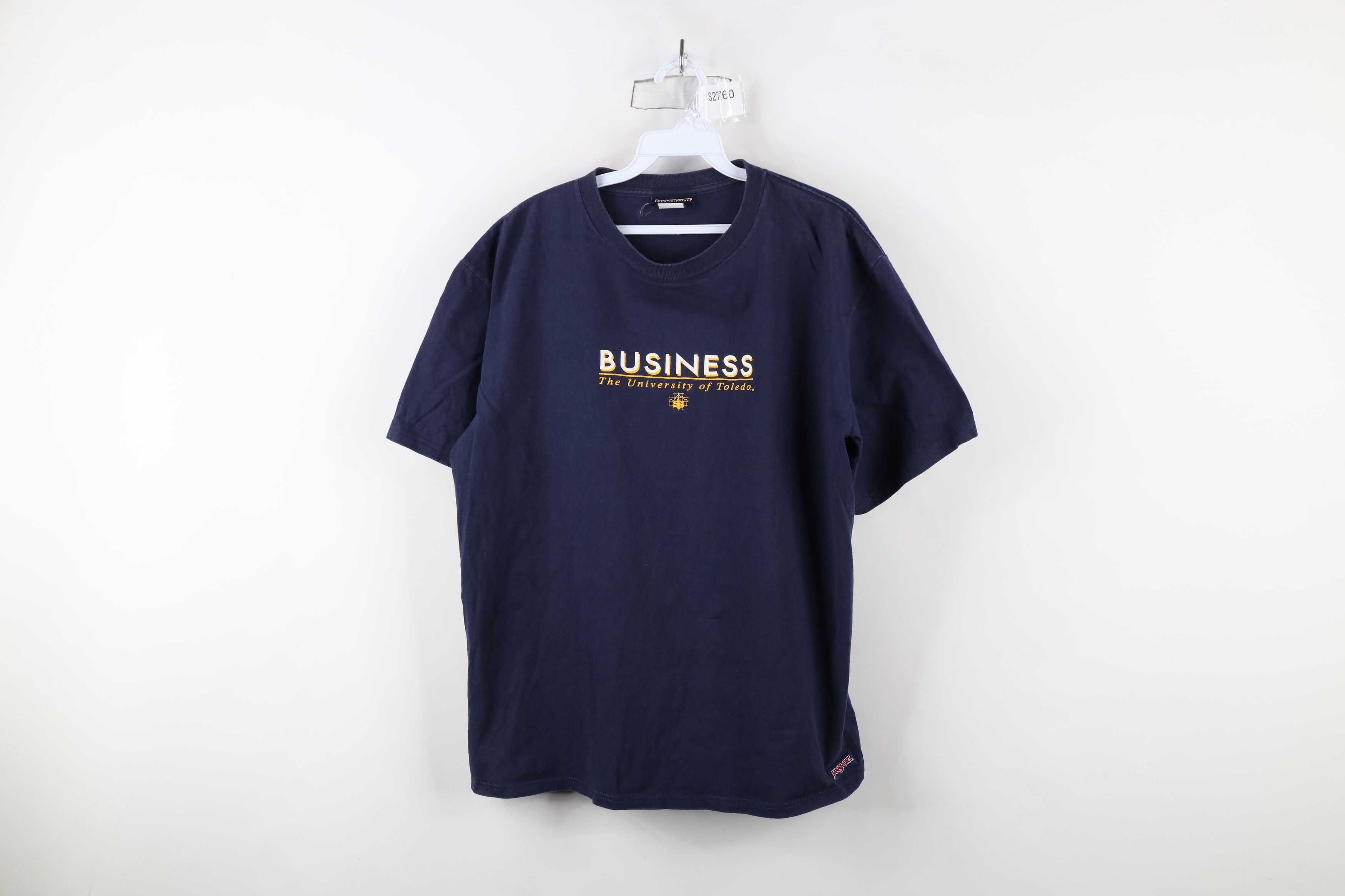 Vintage Vintage 90s Business The University of Toledo T-Shirt Blue Size US L / EU 52-54 / 3 - 1 Thumbnail