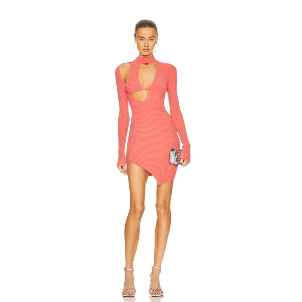 Other David Koma x FWRD Long Sleeve Mini Dress in Red Size S / US 4 / IT 40 - 1 Thumbnail