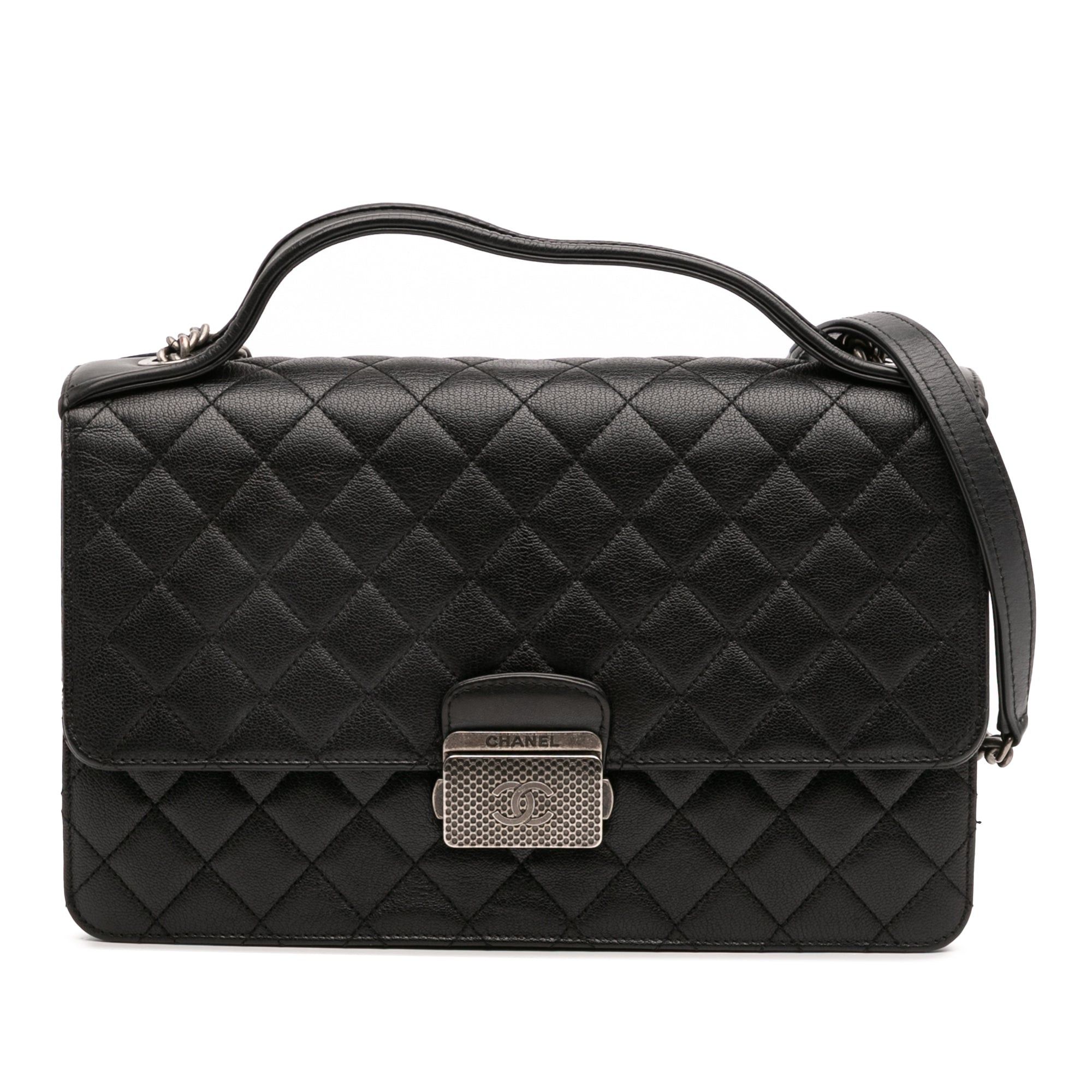 Chanel Medium Quilted Goatskin CC University Flap Size ONE SIZE - 1 Thumbnail
