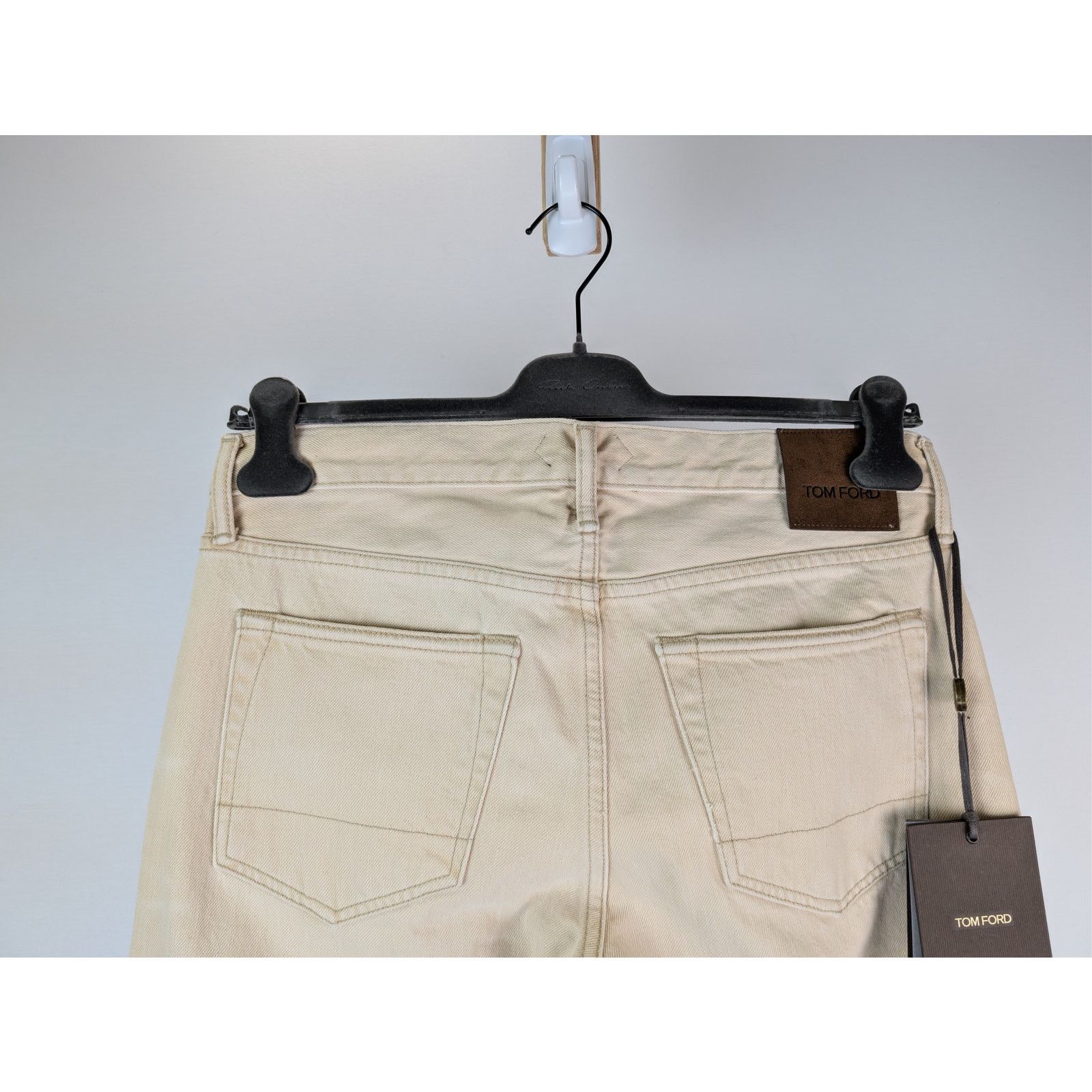 Tom Ford o1rshd1 Slim Denim Jeans in Beige Size US 29 - 12 Thumbnail