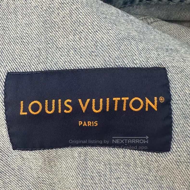 Louis Vuitton Louis Vuitton SS25 logo denim jacket Size US XL / EU 56 / 4 - 3 Thumbnail