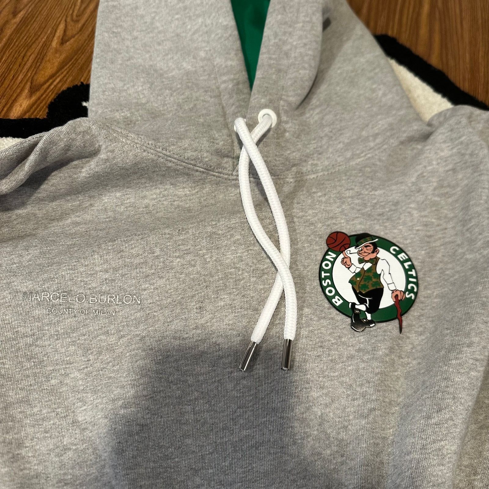 NBA NBA Marcelo Burlon Hoodie Size US XXL / EU 58 / 5 - 2 Thumbnail