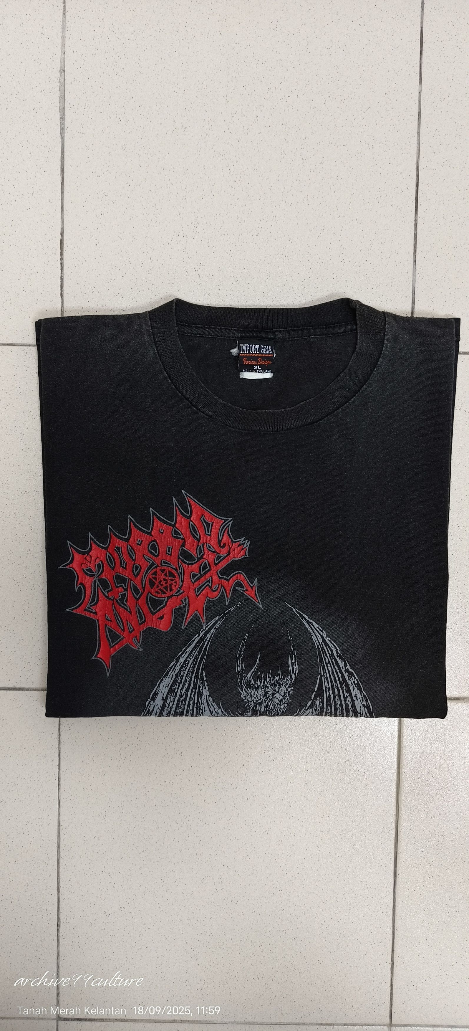 Band Tees Vintage Morbid Angel Gargoyle long sleeve t shirt 2004 Size US L / EU 52-54 / 3 - 10 Thumbnail