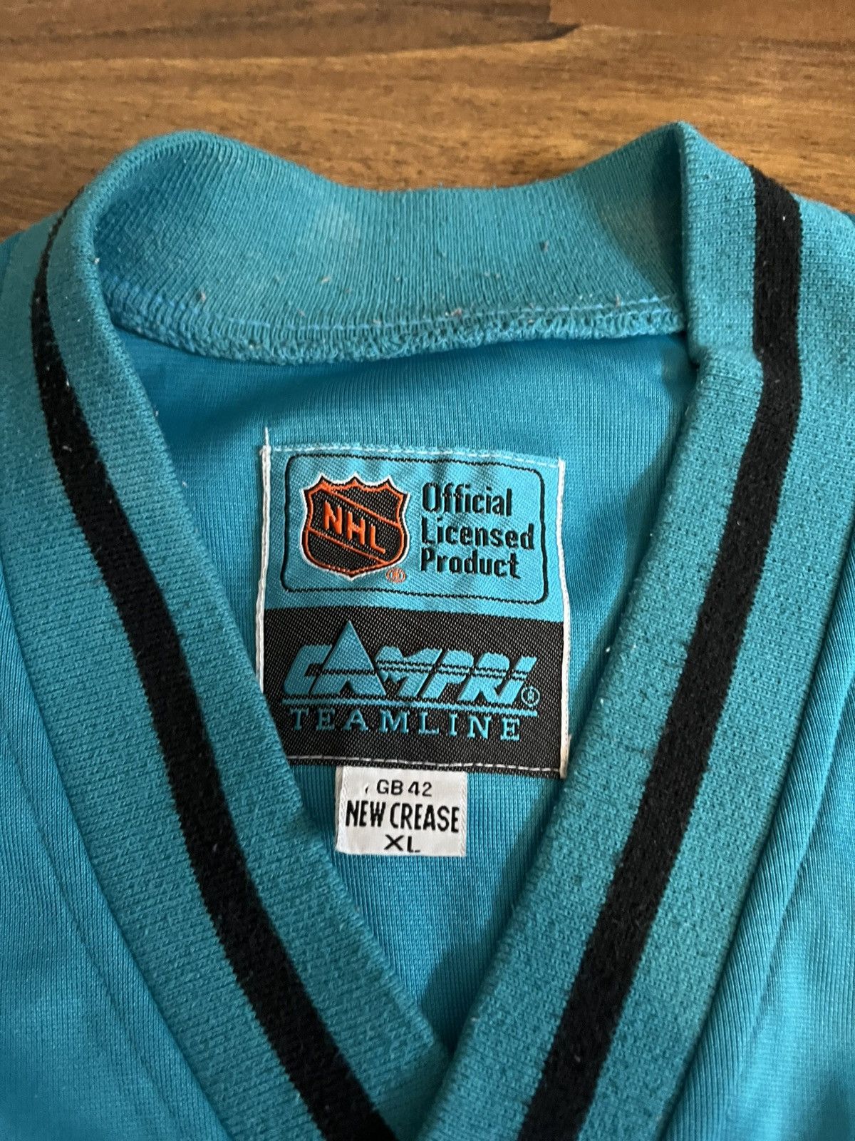 NHL San Jose Sharks Jersey Size US XL / EU 56 / 4 - 6 Thumbnail