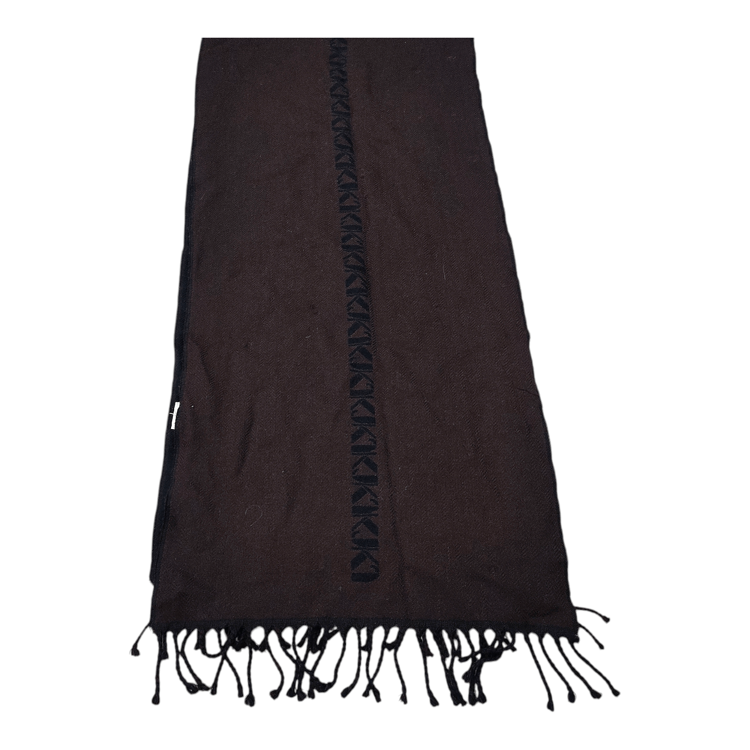 Krizia Uomo Krizia Jeans Lana Virgin Wool Muffler Scarf Size ONE SIZE - 4 Thumbnail