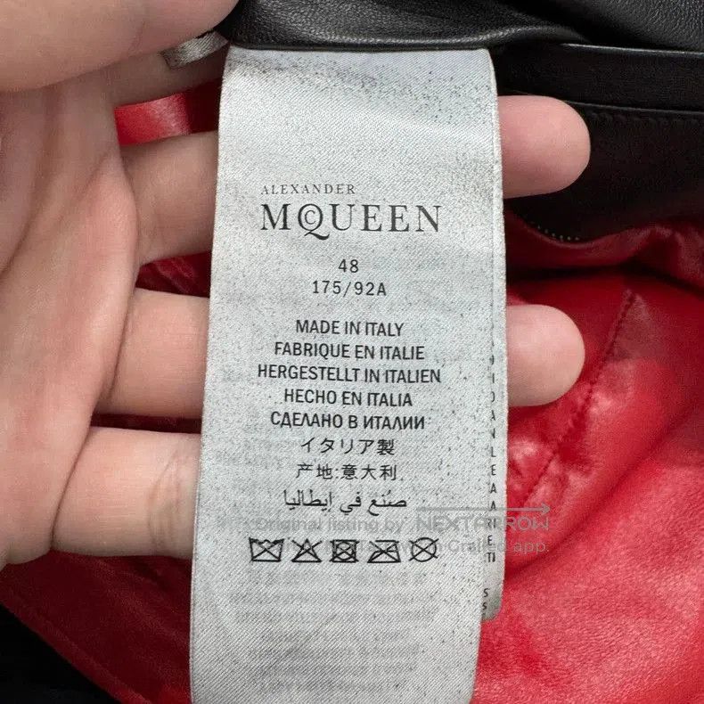 Alexander McQueen Alexander McQueen Leather Puffer Jacket. Size US L / EU 52-54 / 3 - 4 Thumbnail