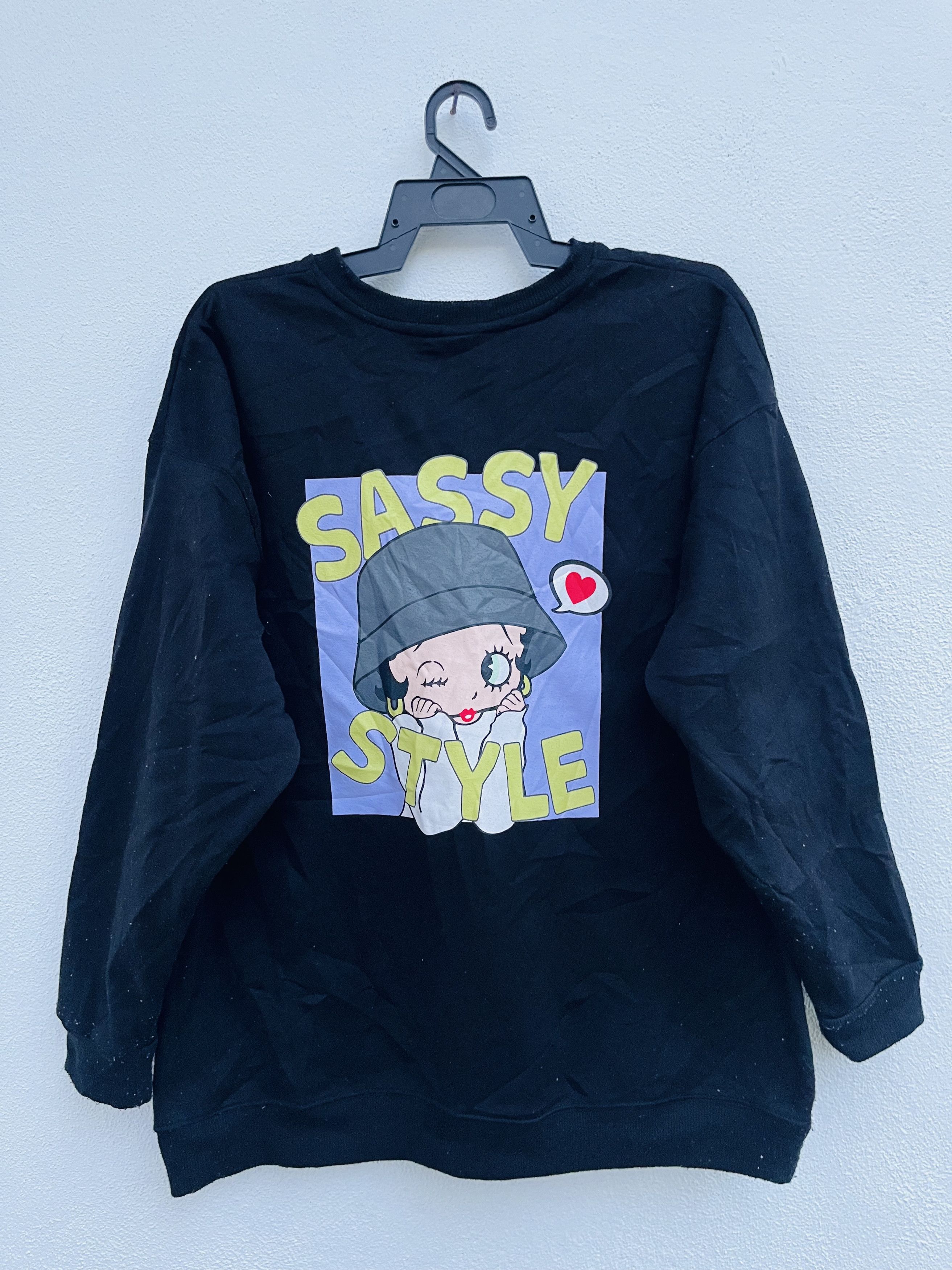 Japanese Brand Vintage Betty Boop X Denigits Sassy Style Sweatshirt Size L / US 10 / IT 46 - 1 Thumbnail