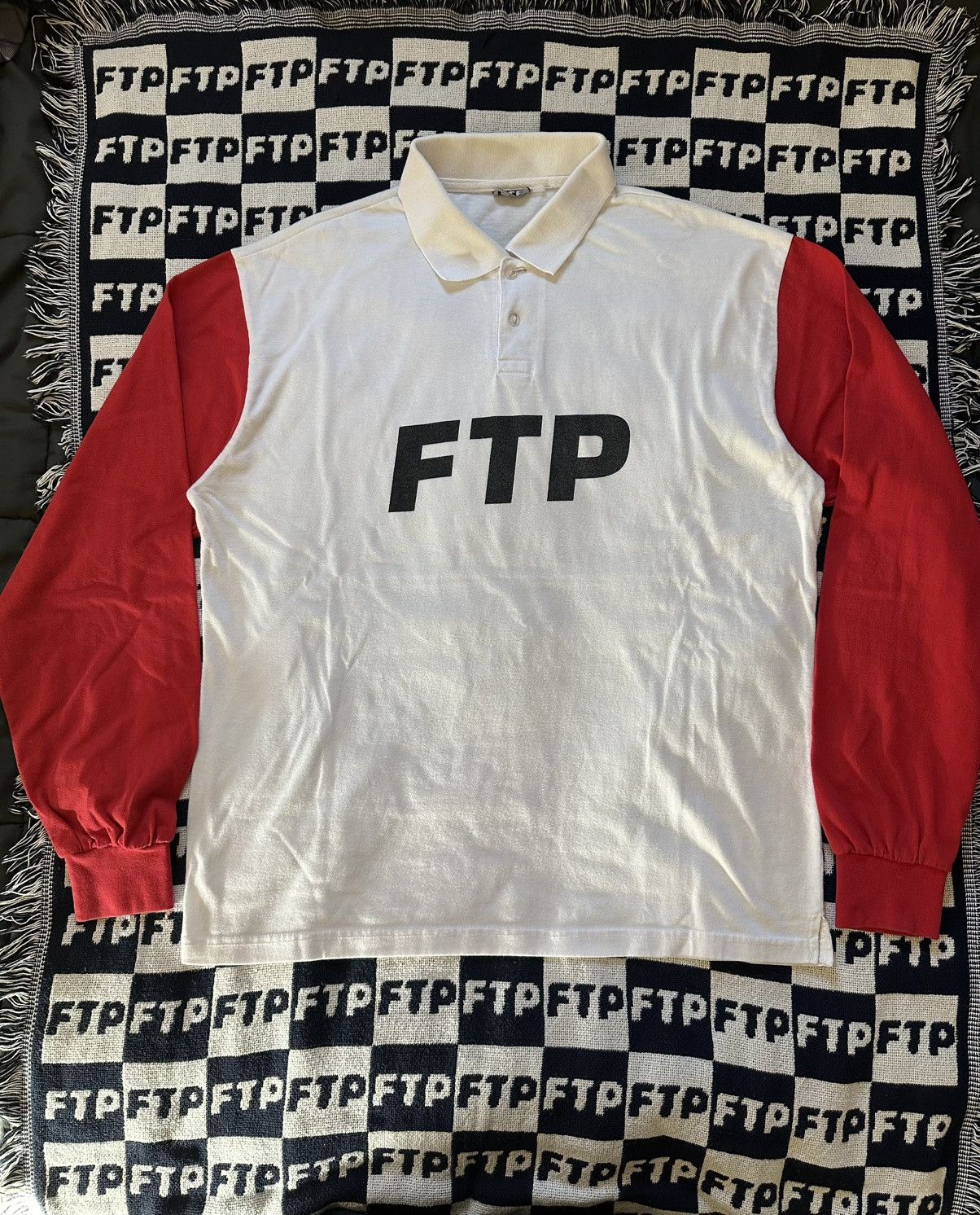 Fuck The Population FTP LOGO POLO RUGBY Size US L / EU 52-54 / 3 - 1 Thumbnail