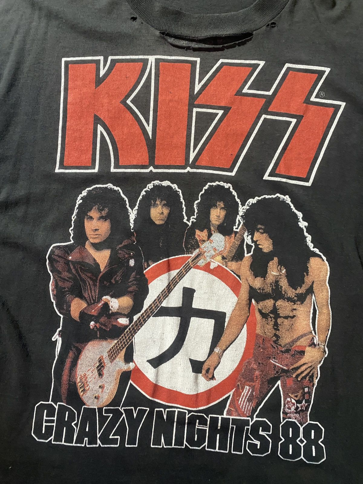 Band Tees × KISS × Vintage 80s Kiss Carzy Nights 88 Size US L / EU 52-54 / 3 - 2 Thumbnail