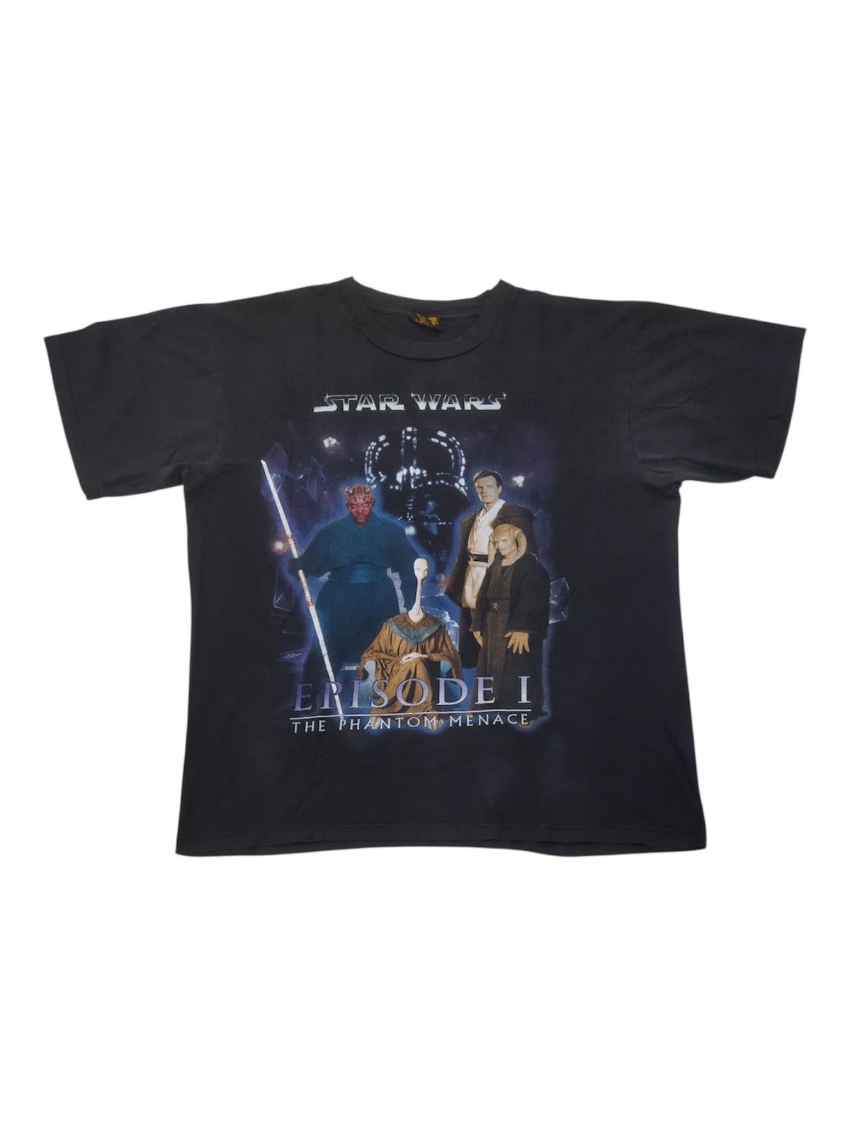 Star Wars 1999 Vintage Star Wars Episode 1 The Phantom Menace Tee Size US XL / EU 56 / 4 - 1 Thumbnail