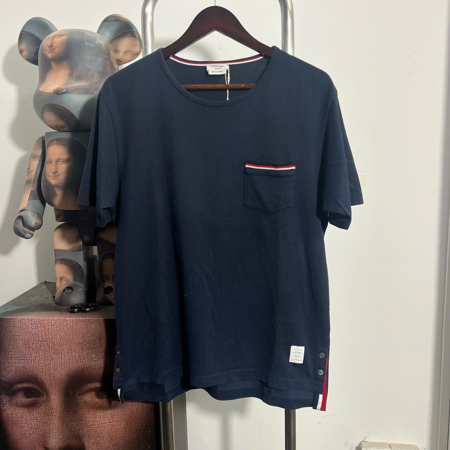 Thom Browne Thom Browne Striped Brown T-Shirt m Men Size US M / EU 48-50 / 2 - 1 Thumbnail