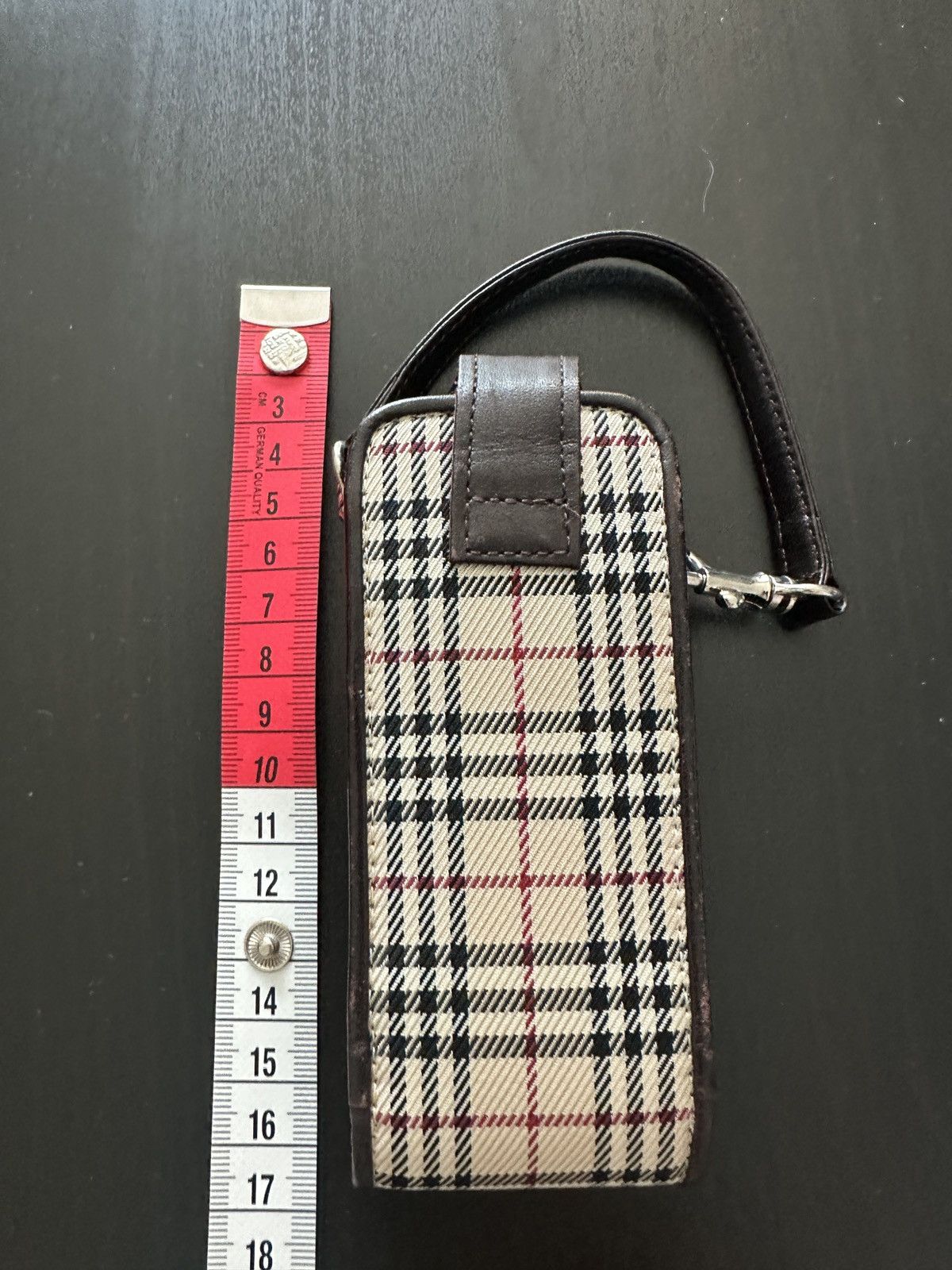 Burberry Burberry Nova Check Mini Pouch / Beige-Brown Size ONE SIZE - 4 Thumbnail