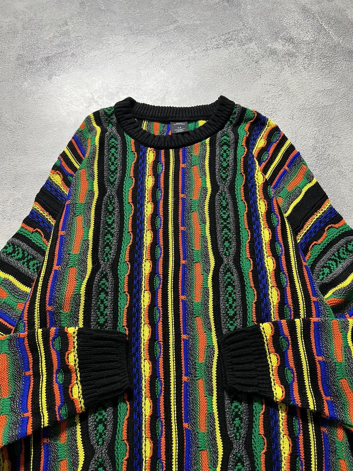 Coogi × Vintage Vintage Y2k Coogi Style Acrylic Sweater 00’s Size US L / EU 52-54 / 3 - 3 Thumbnail