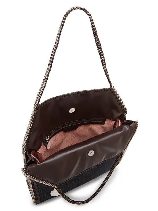 Stella McCartney os11x1225 Size: OS / Falabella Babybella Denim Tote Bag Blue Size ONE SIZE - 3 Thumbnail