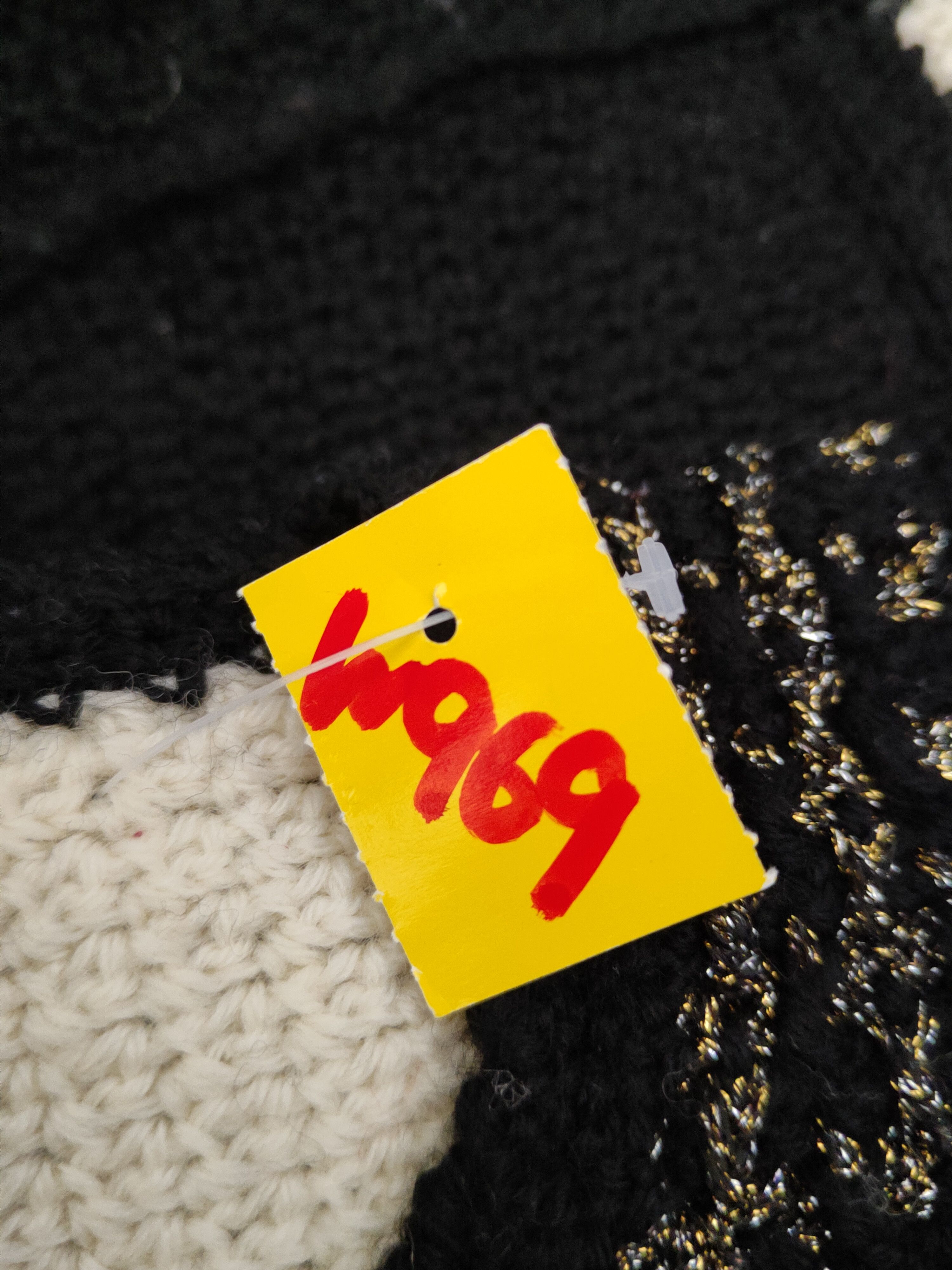 Vintage D Japan checkered Black White Knitwear Sweatshirts #W969 Size S / US 4 / IT 40 - 10 Thumbnail