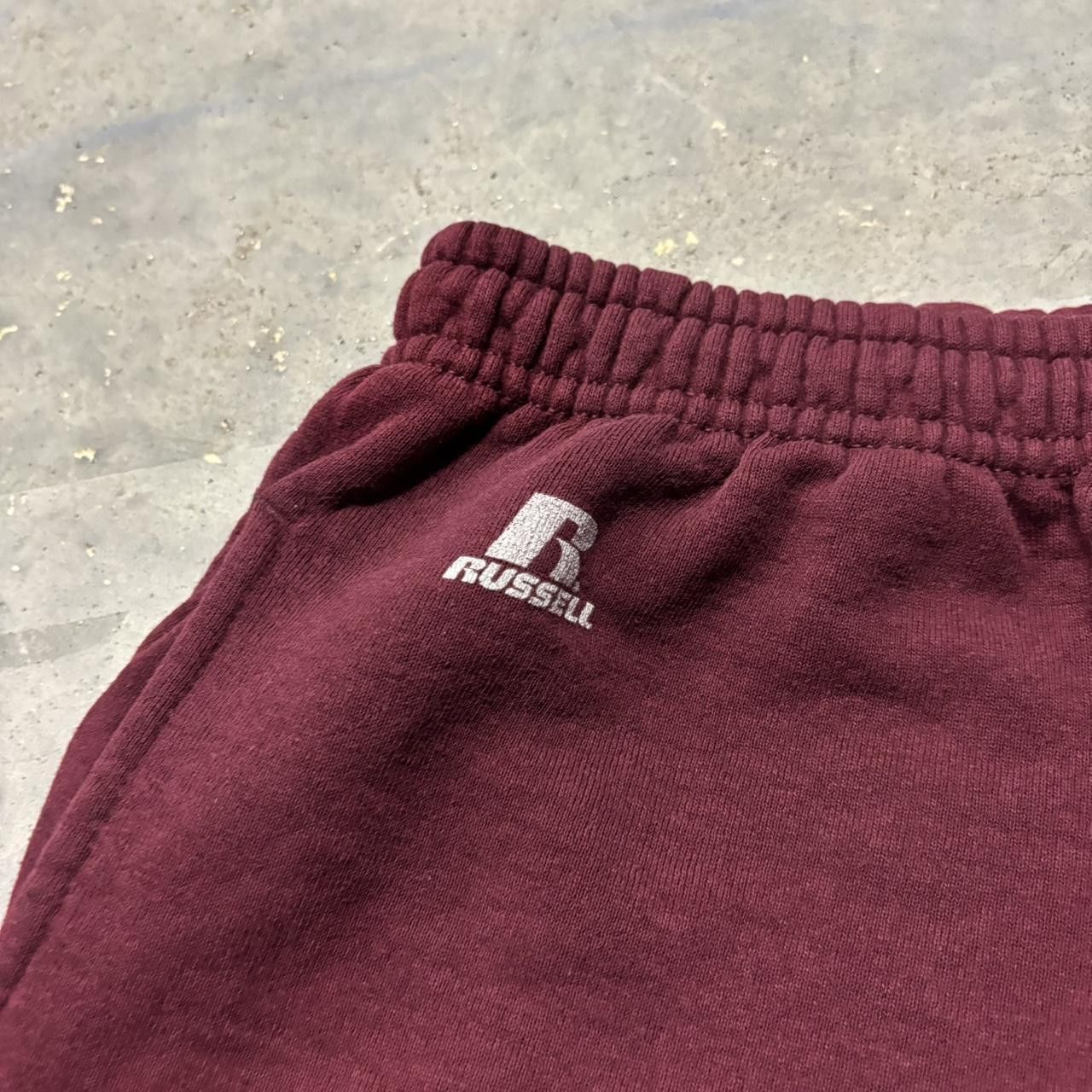 Russell Athletic × Vintage Crazy Vintage Y2K/2000s Baggy Red Russell Essential Sweatpants! Size US 34 / EU 50 - 5 Thumbnail