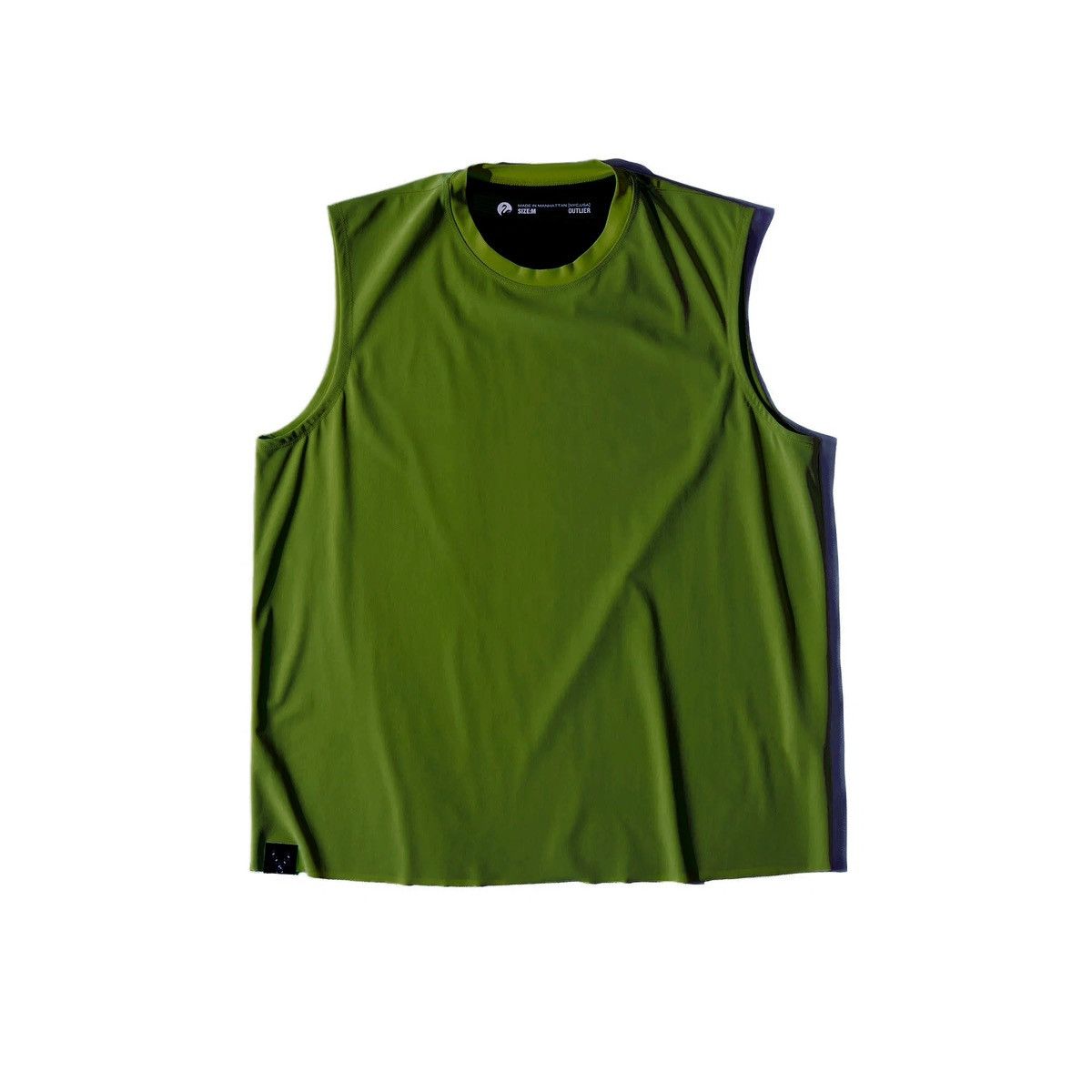 Outlier Outlier Sunwarp Sunline Tank XS Darkyellow Irigrid Green Size US XS / EU 42 / 0 - 1 Thumbnail